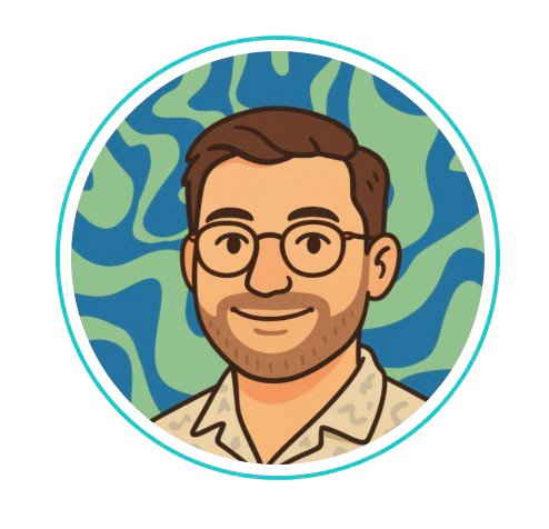 Wes Harris cartoon portrait headshot