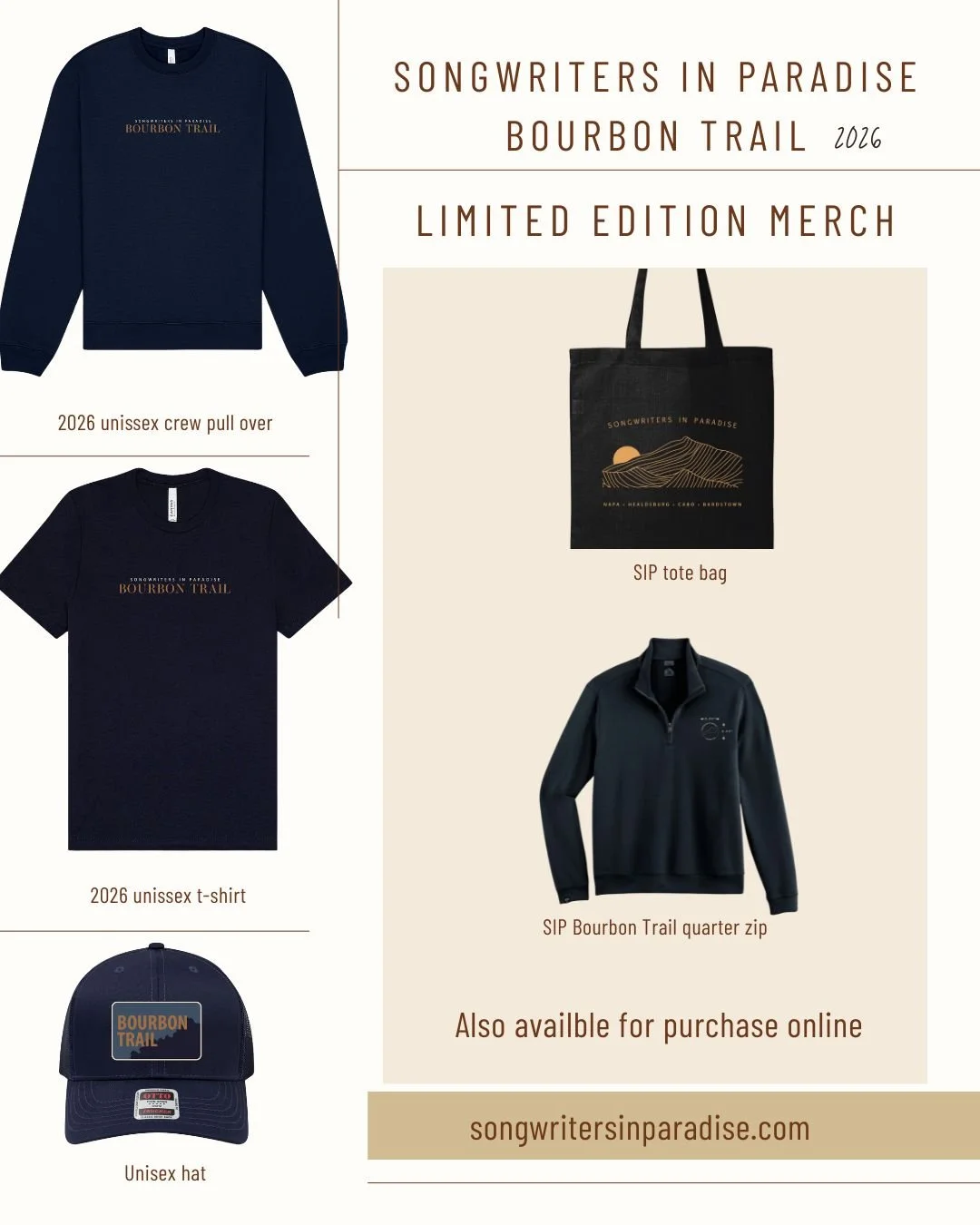 SIP Bourbon Trail Quarter Zip - 2026 Limited Edition - PRE-ORDER