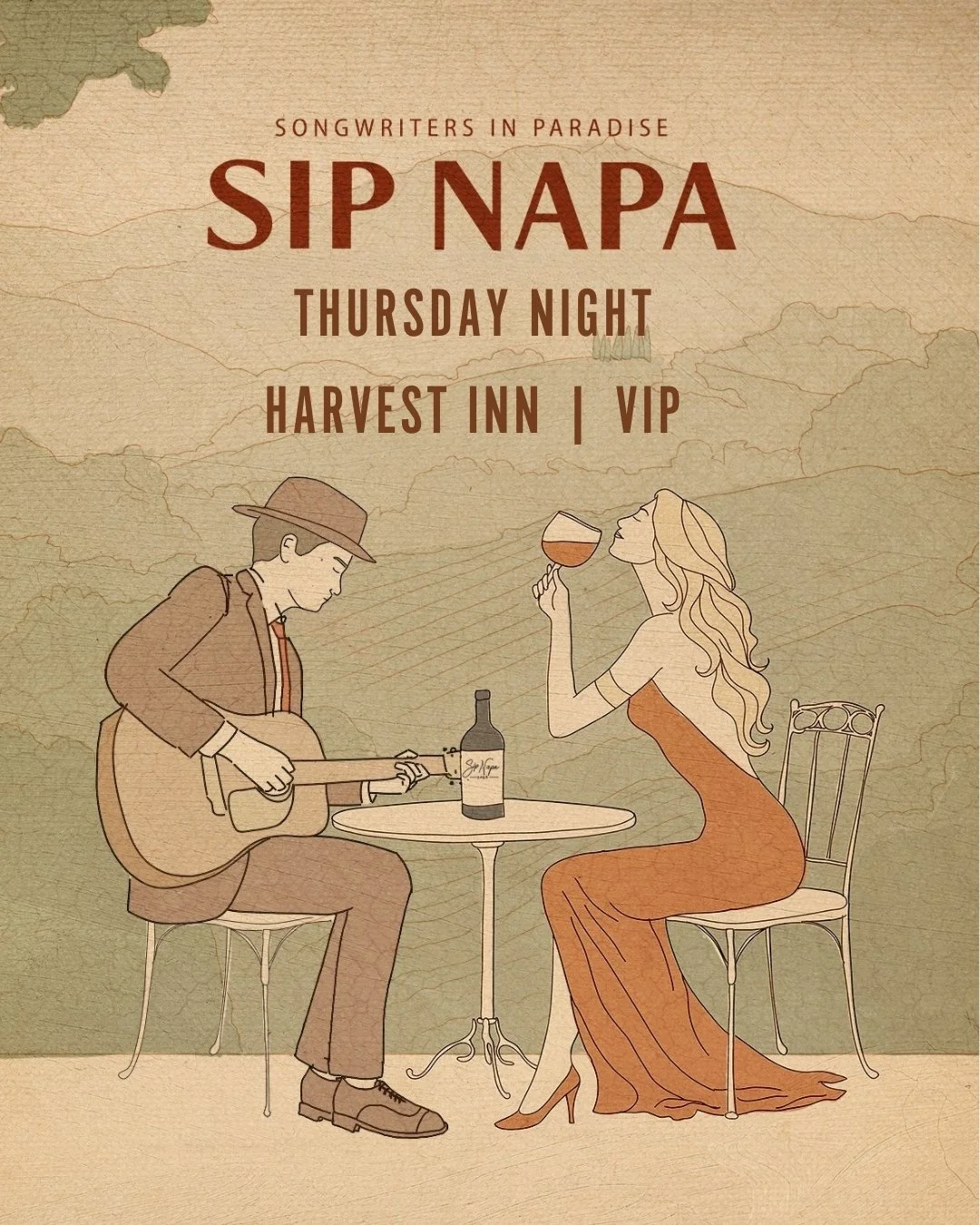 Angelina Mondavi's "Family Legacy" @ Harvest Inn | VIP SINGLE DAY PASS | Thursday April 16th