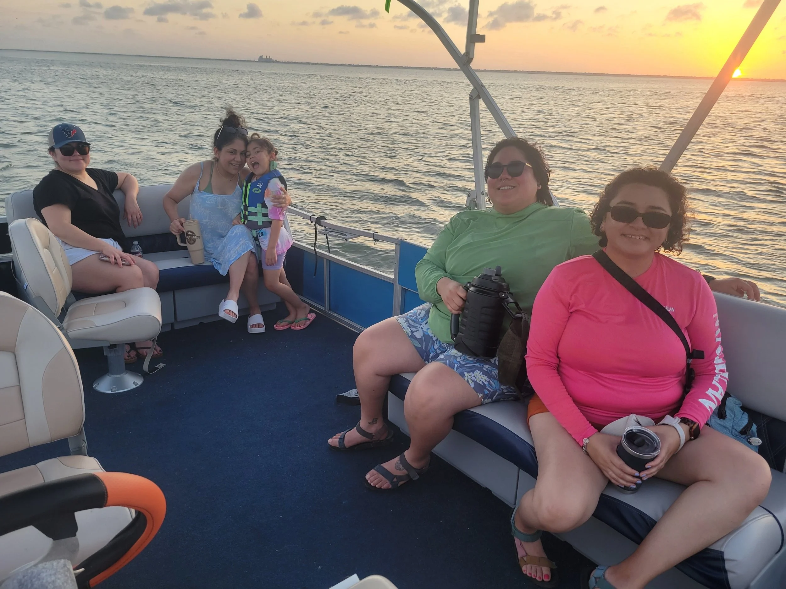 Small Group boat tours or six or less on Sunset Baywatch boat tour