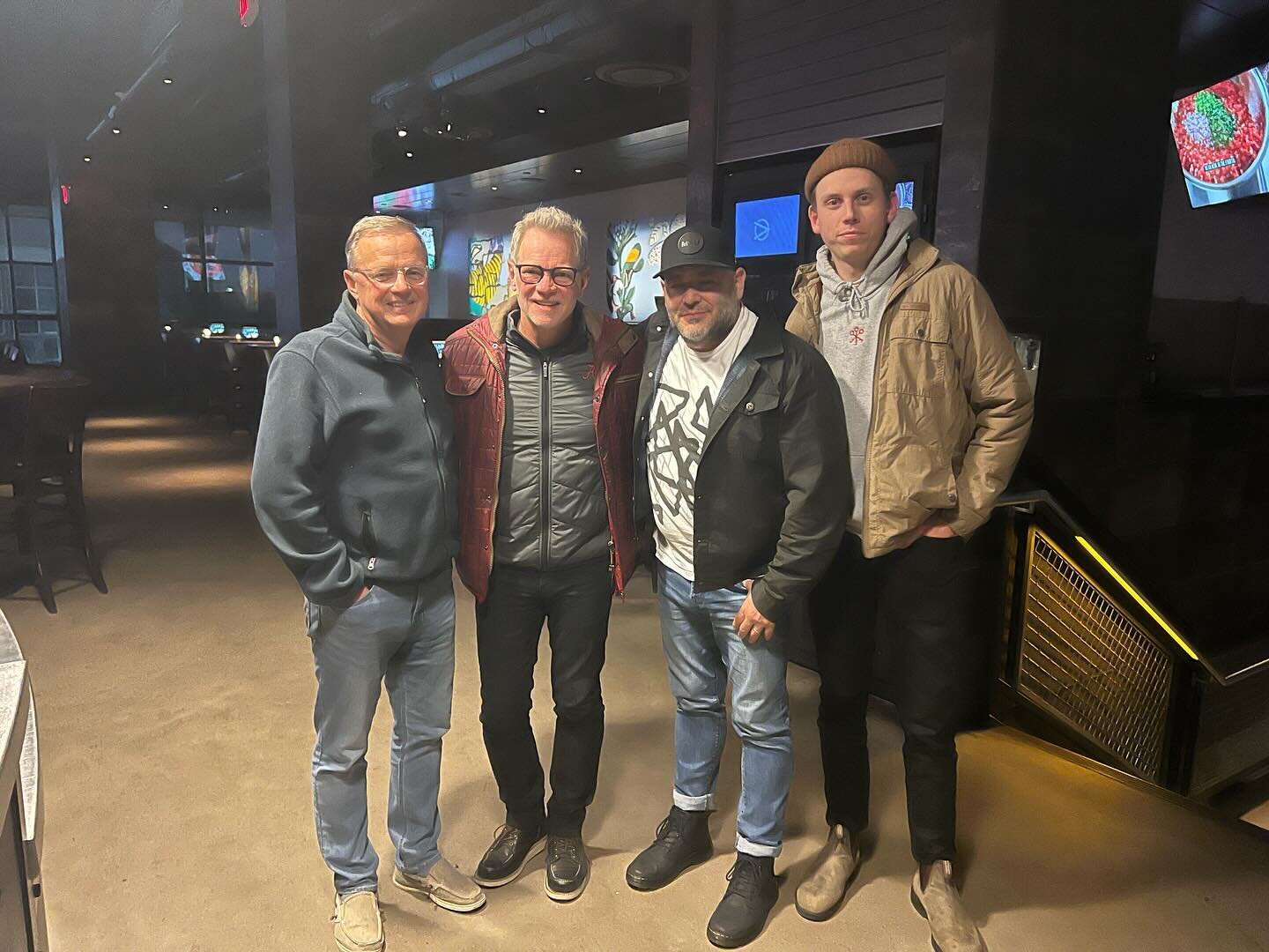 Impromptu hang with my buddy @stevencurtischapman with Paul &amp; Harold. We pick up right where we left off.