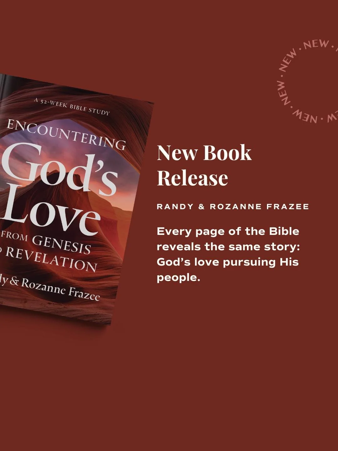 🚨 ONE WEEK until "Encountering God's Love" is released! 🚨

For anyone who's ever felt lost in Scripture or wondered how their story fits into God's story&mdash;this is for you.
52 weeks. The whole Bible. God's unwavering love.

Pre-order 