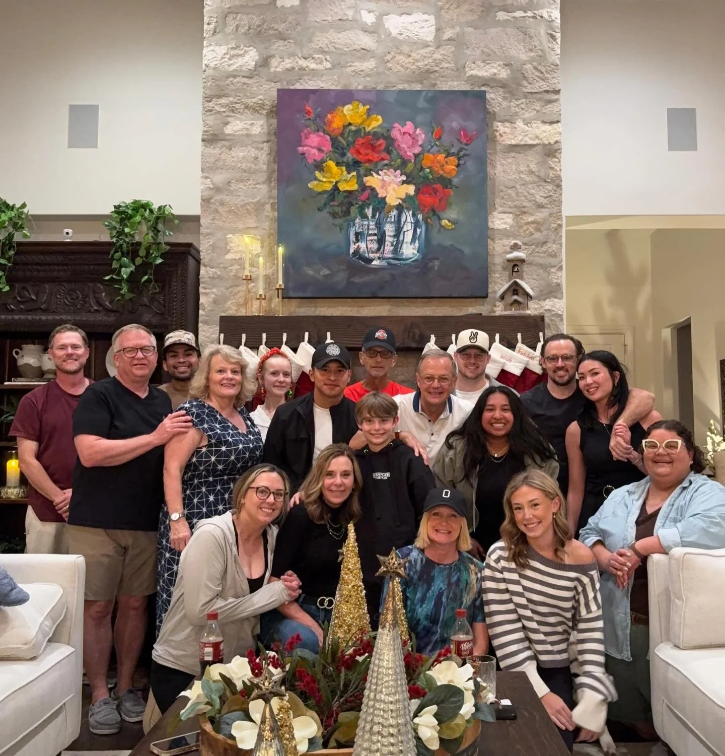 Another holiday family tonight. Swipe to see the famous Cleveland Polish Boy Sandwich. We don&rsquo;t have it often but it is a sandwich (bun, creamy cole slaw, kielbasa, fries, and tangy bbq sauce all together 🤤) Anthony Bourdain did an entire epis