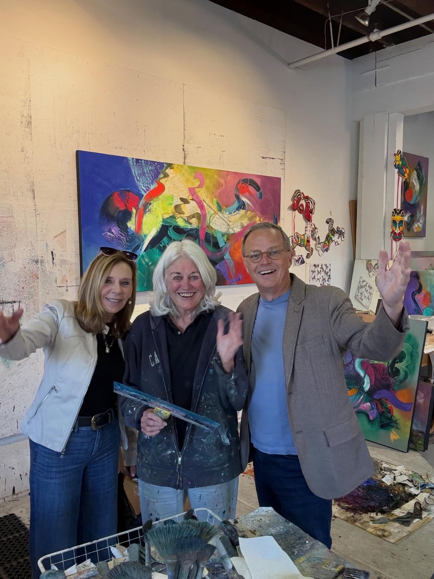 Rozanne and I spent another week in Napa to help grow a vibrant church plant called Valley Saints. What a blast. While here we got to spend time with Dinah Cross James, an exquisite Napa based artist. We have six of her paintings in our home. She has