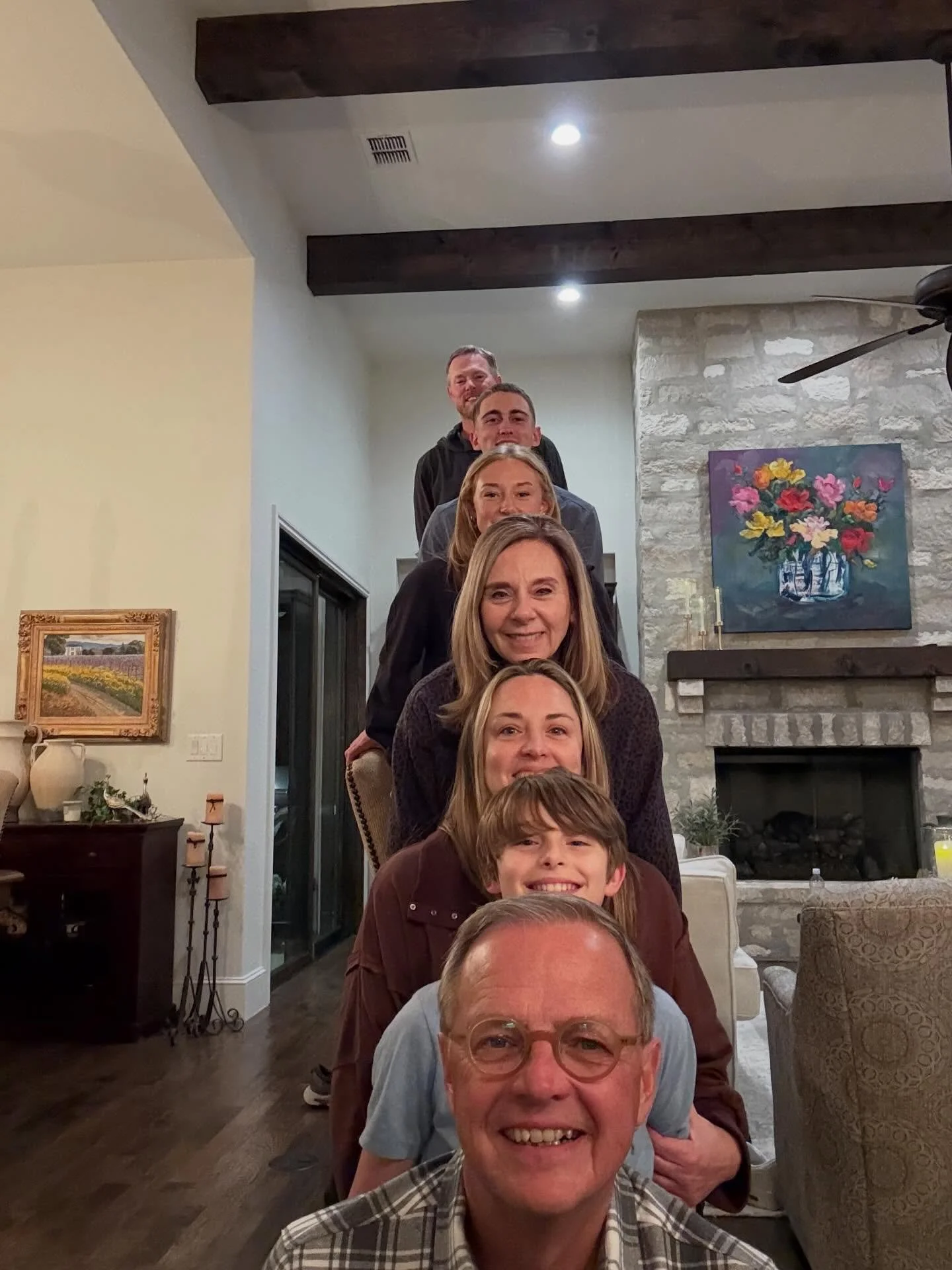 65th birthday wrapping up with such a heart filled with gratitude. Evening with family, golf with some great guys, a manly meal, and Rozanne&rsquo;s homemade hazelnut tort. Got to talk to my children out of town. Each share a story or two about me. I