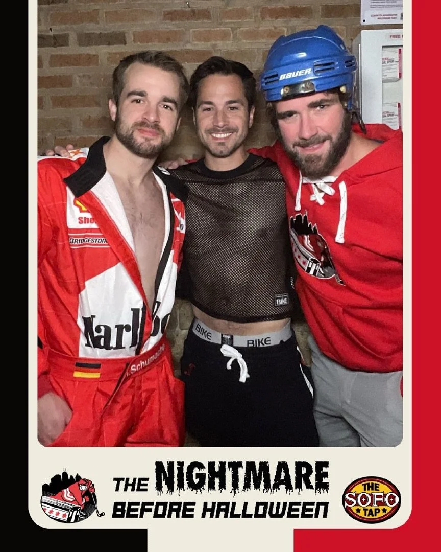 No pucks, just good looks! Thanks to everyone who packed the bar and @thesofotap for surviving us. ❤️