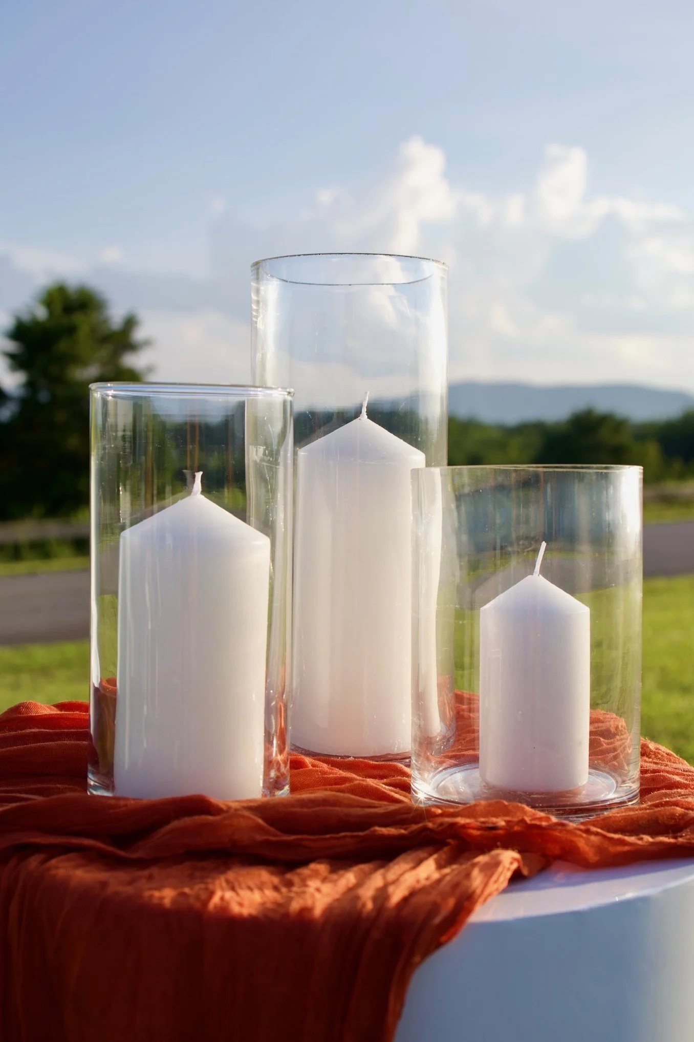 Powder glass hurricaines