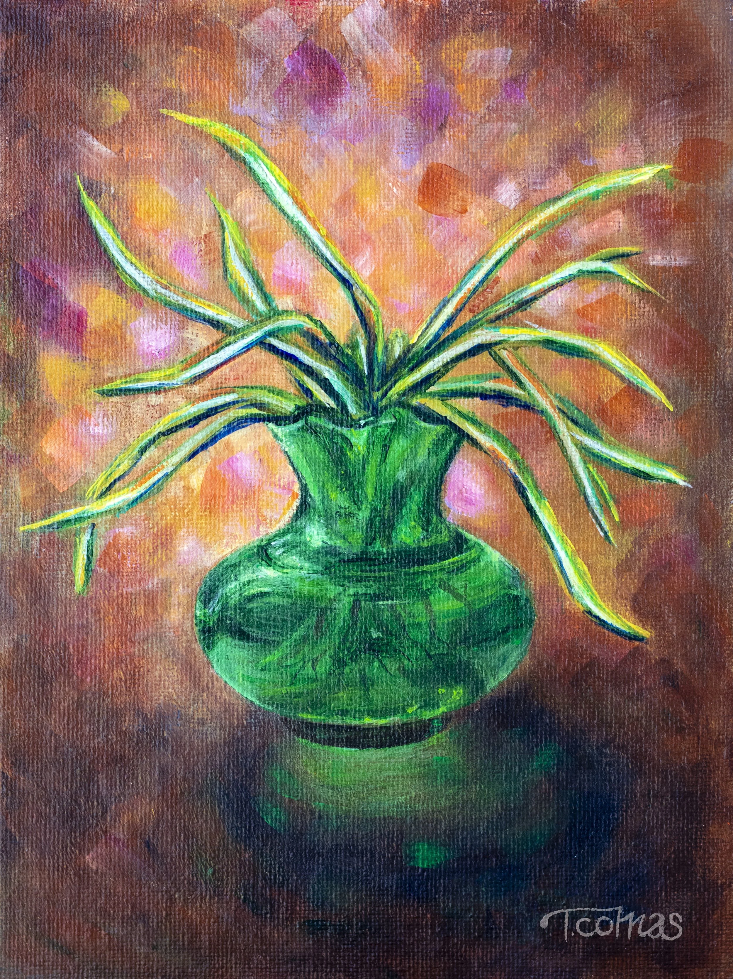 Propagation, 6"x8", Acrylic on Canvas Board