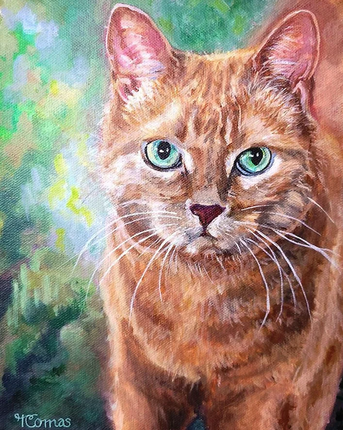 Tilly, 11"x14" Acrylic on Canvas