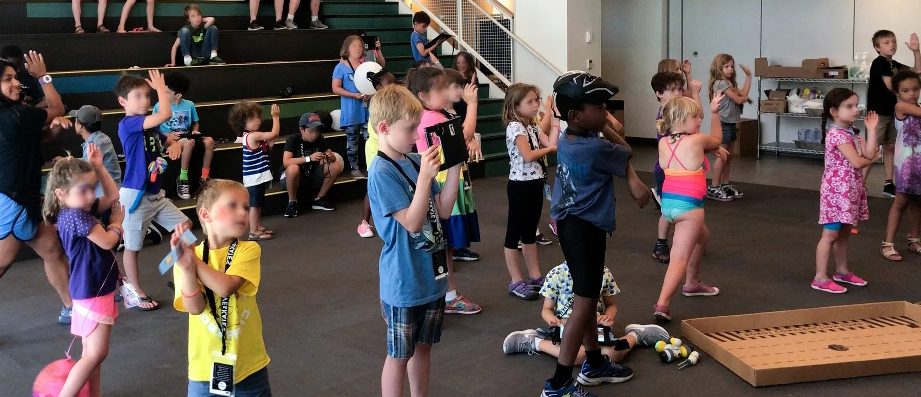   Dance action at pick-up time  