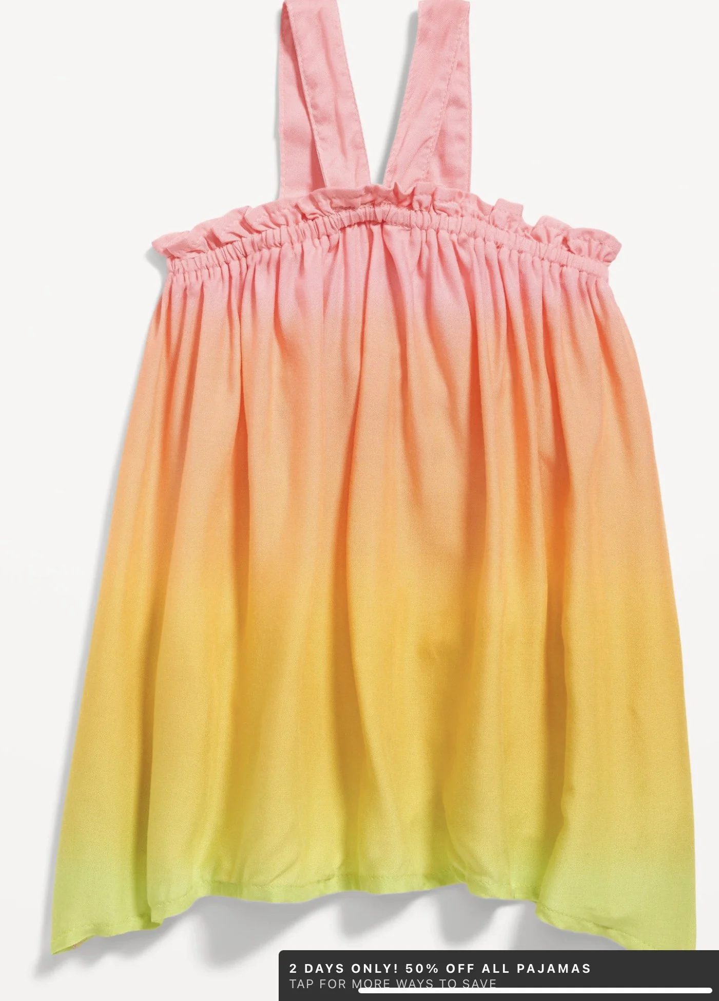 Sleeveless Printed Swing Dress for Baby