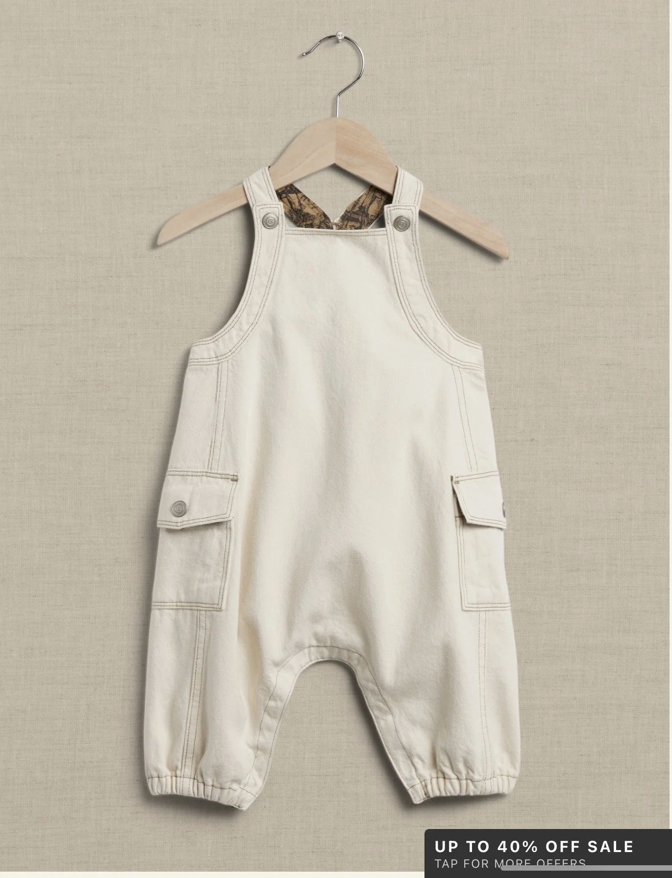 Denim Romper for Baby