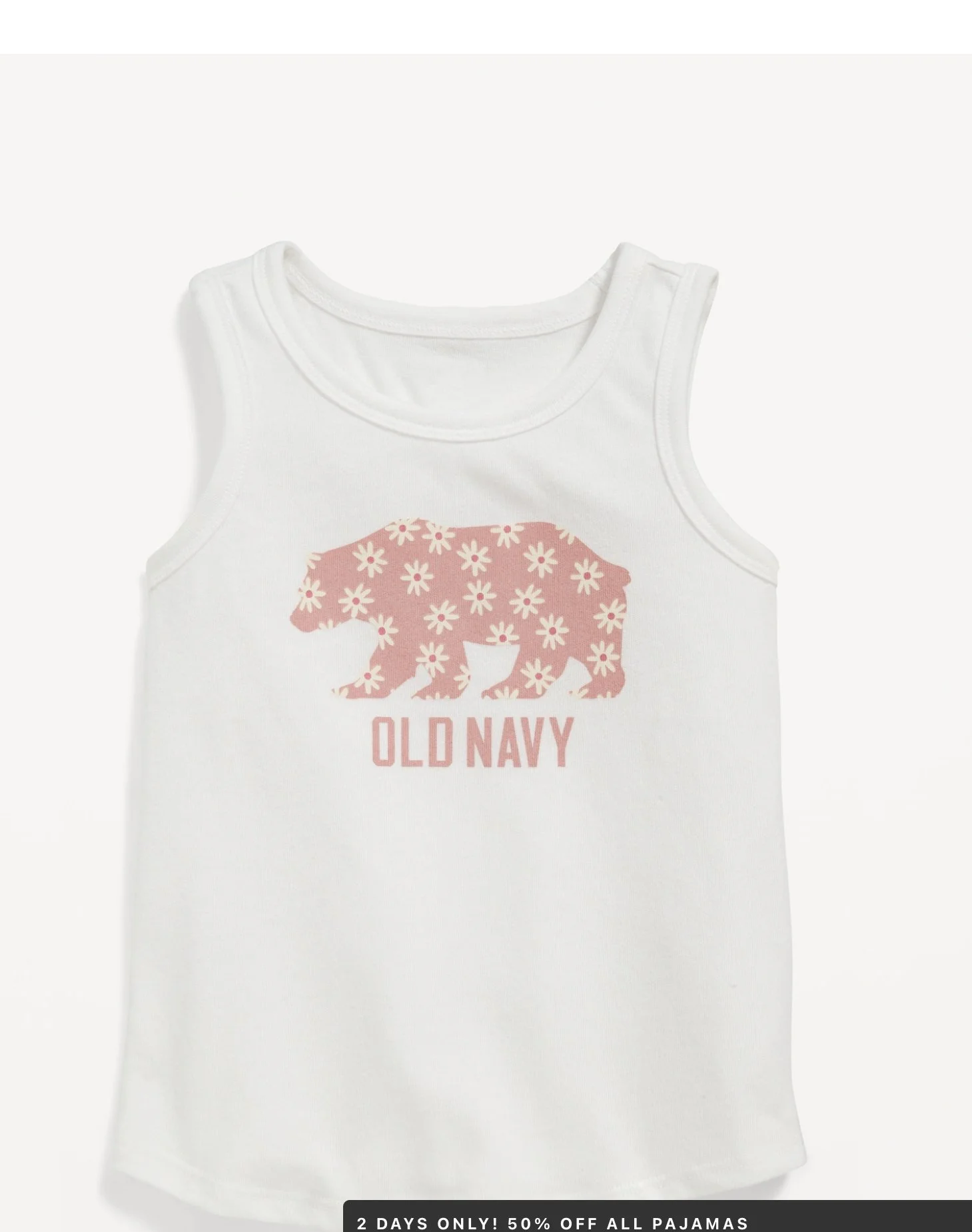 Logo-Graphic Tank Top for Toddler Girls