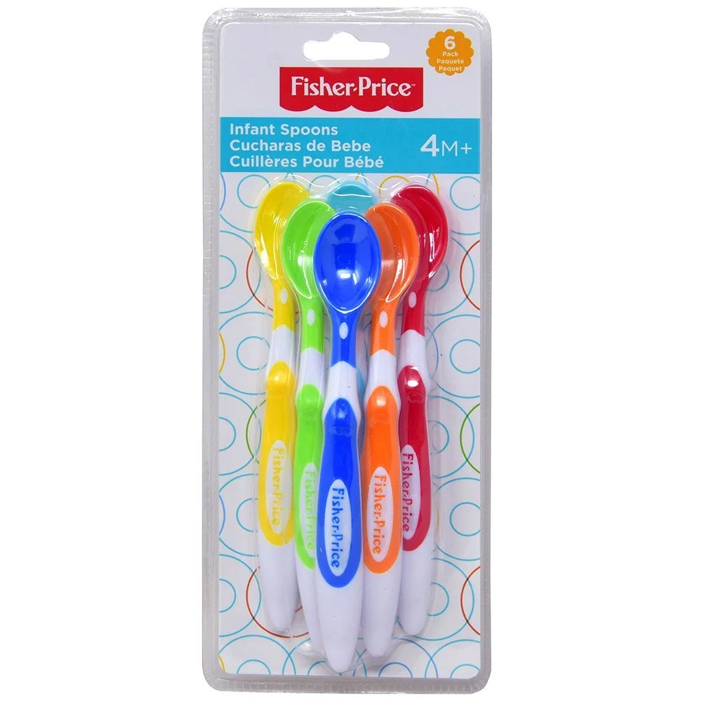 6pk baby Spoons on Card