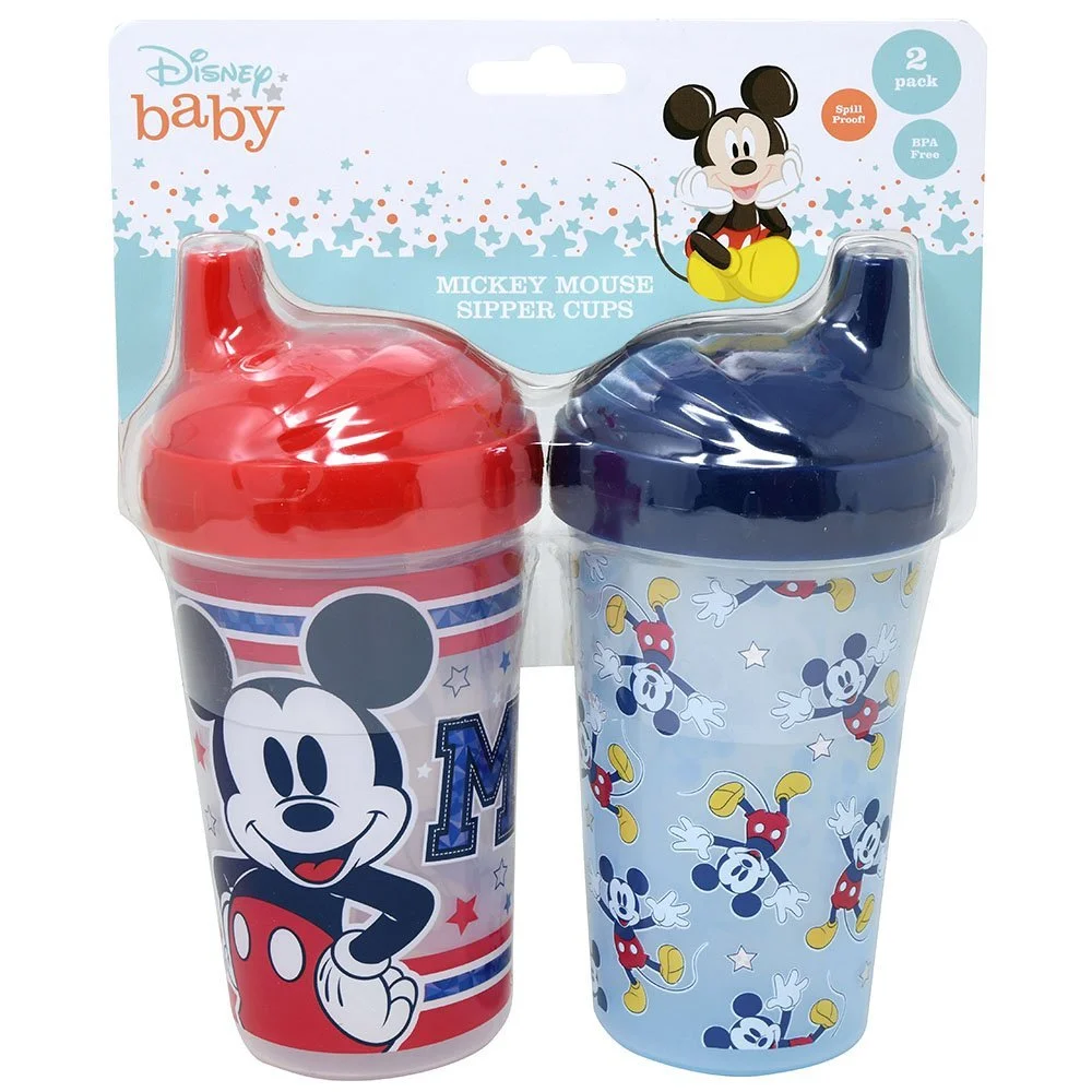Disney Character 2pk Hard Spout Sippy Cup