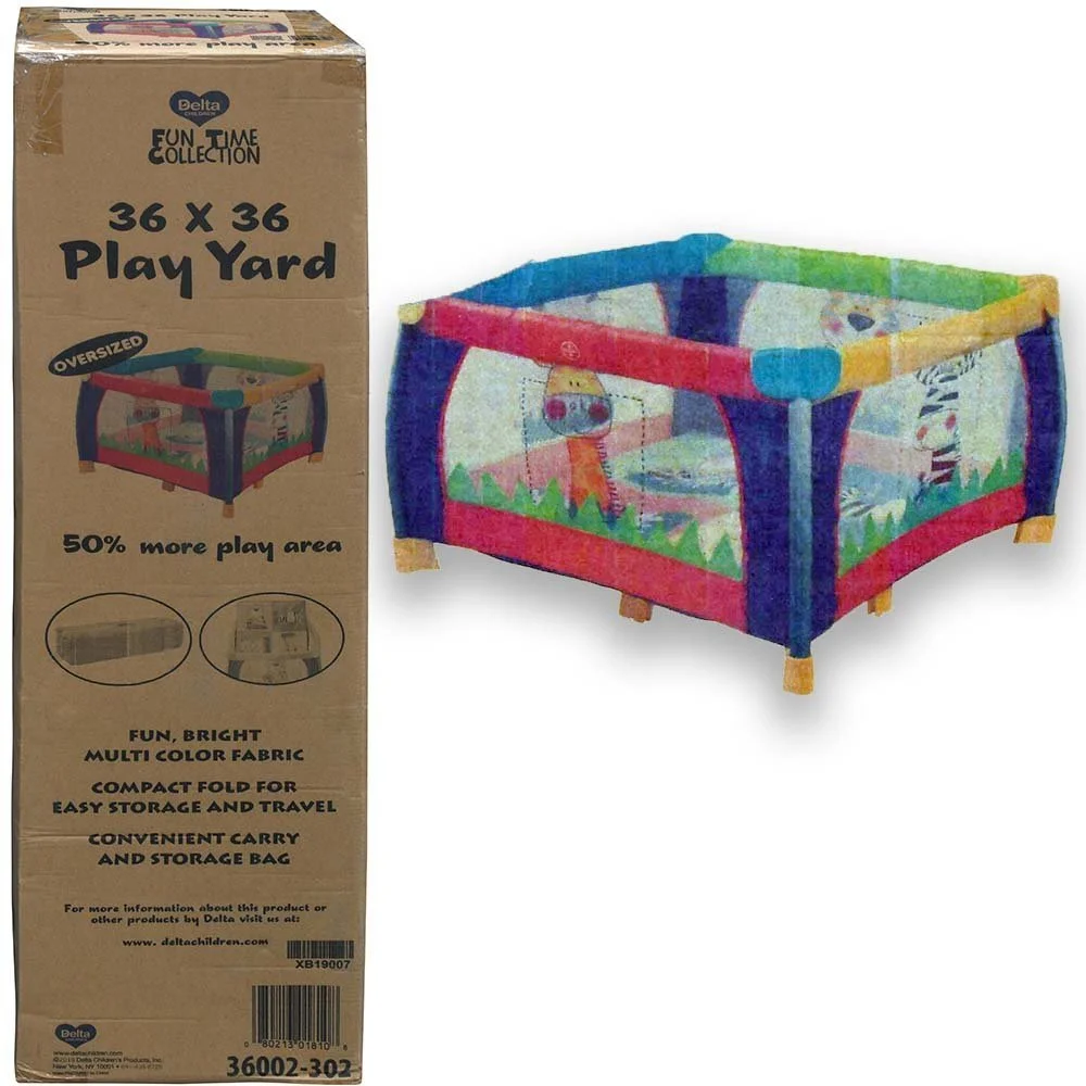Delta Fun Time 36 x 36 Play Yard