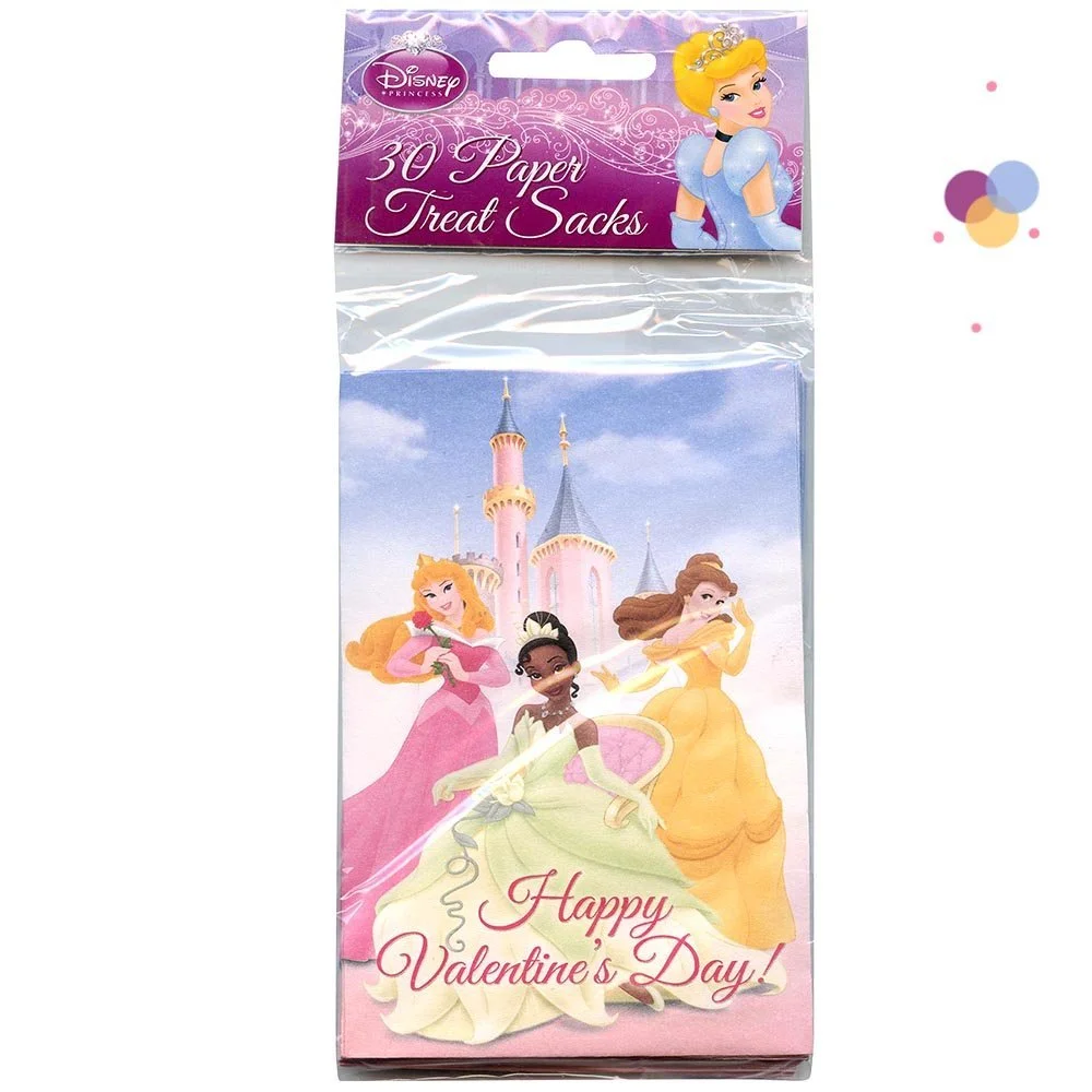 Princess Valentine 30ct Paper Treat Sacks