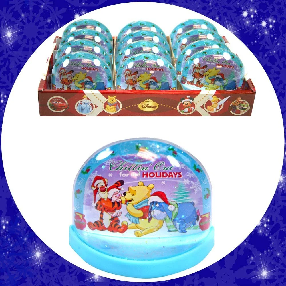 Pooh Lenticular Plastic Snowglobe