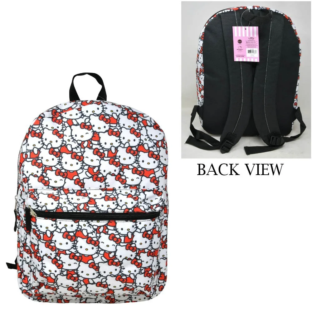 Hello Kitty All Over Print 16" Backpack