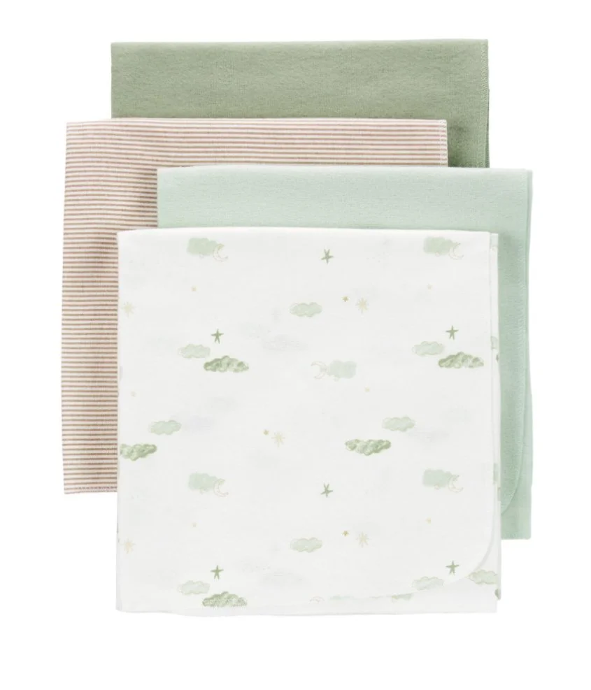 Baby 4-Pack Receiving Blankets