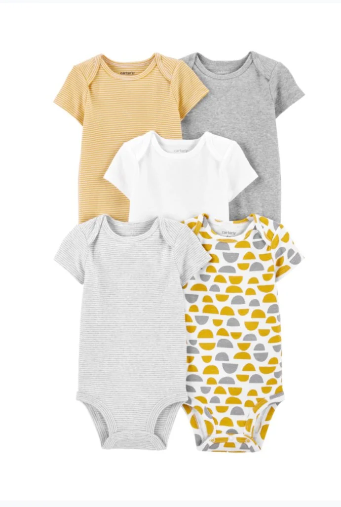 Baby 5-Pack Short-Sleeve Bodysuit (24M)