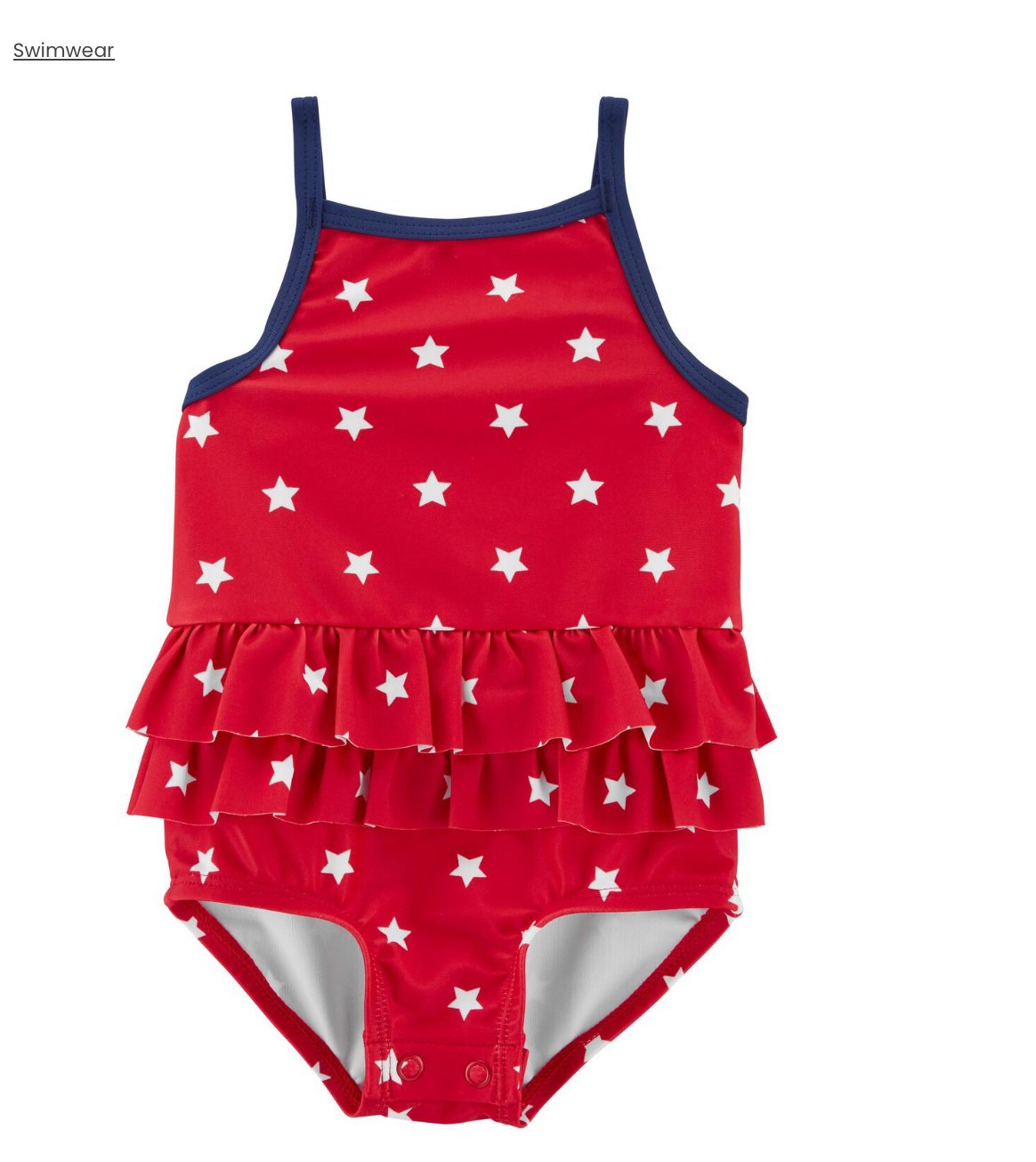 Baby Stars Ruffle 1-Piece Swimsuit