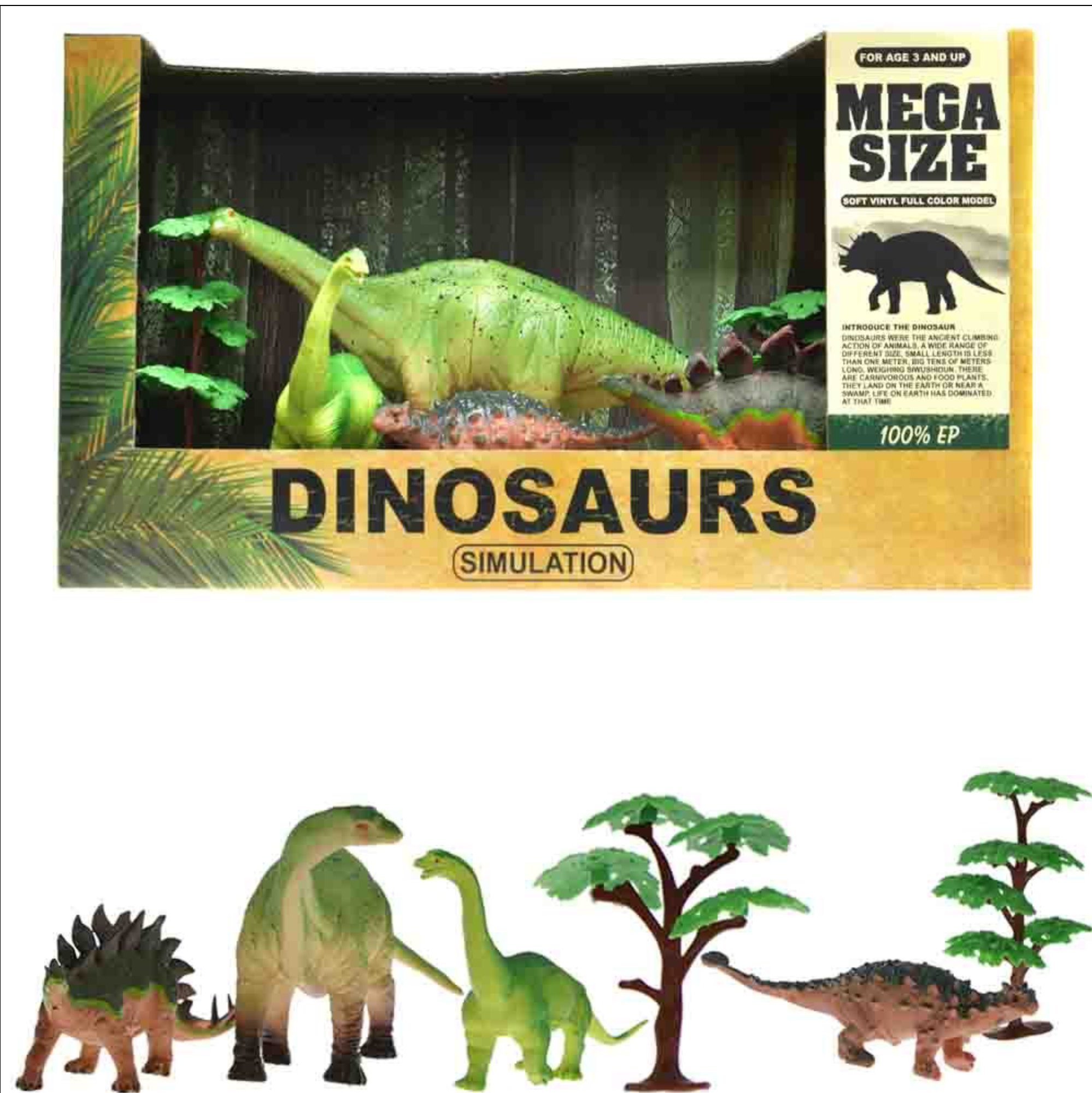 4pk Dinosaur in Box