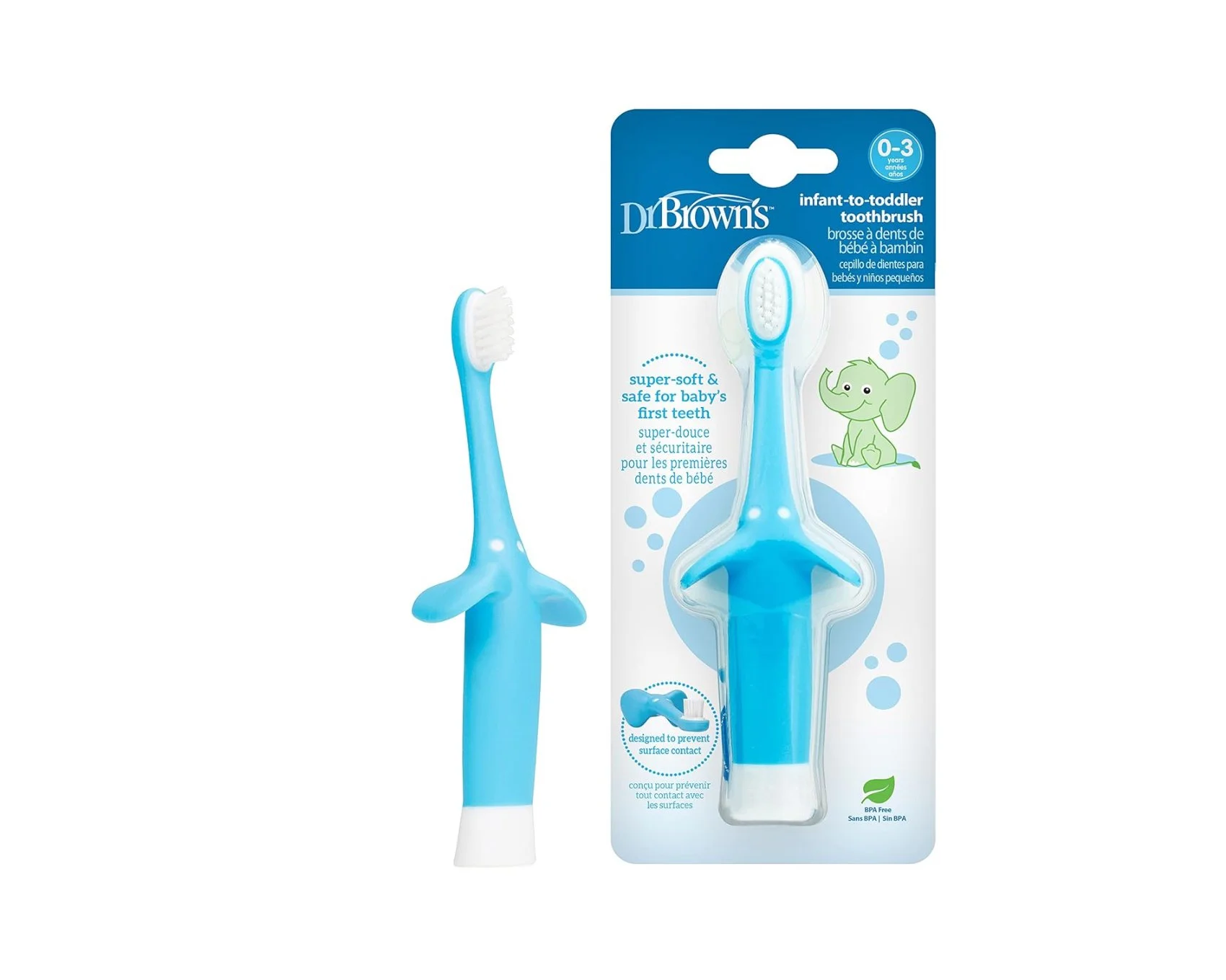 Dr. Brown's Infant-to-Toddler Training Toothbrush,