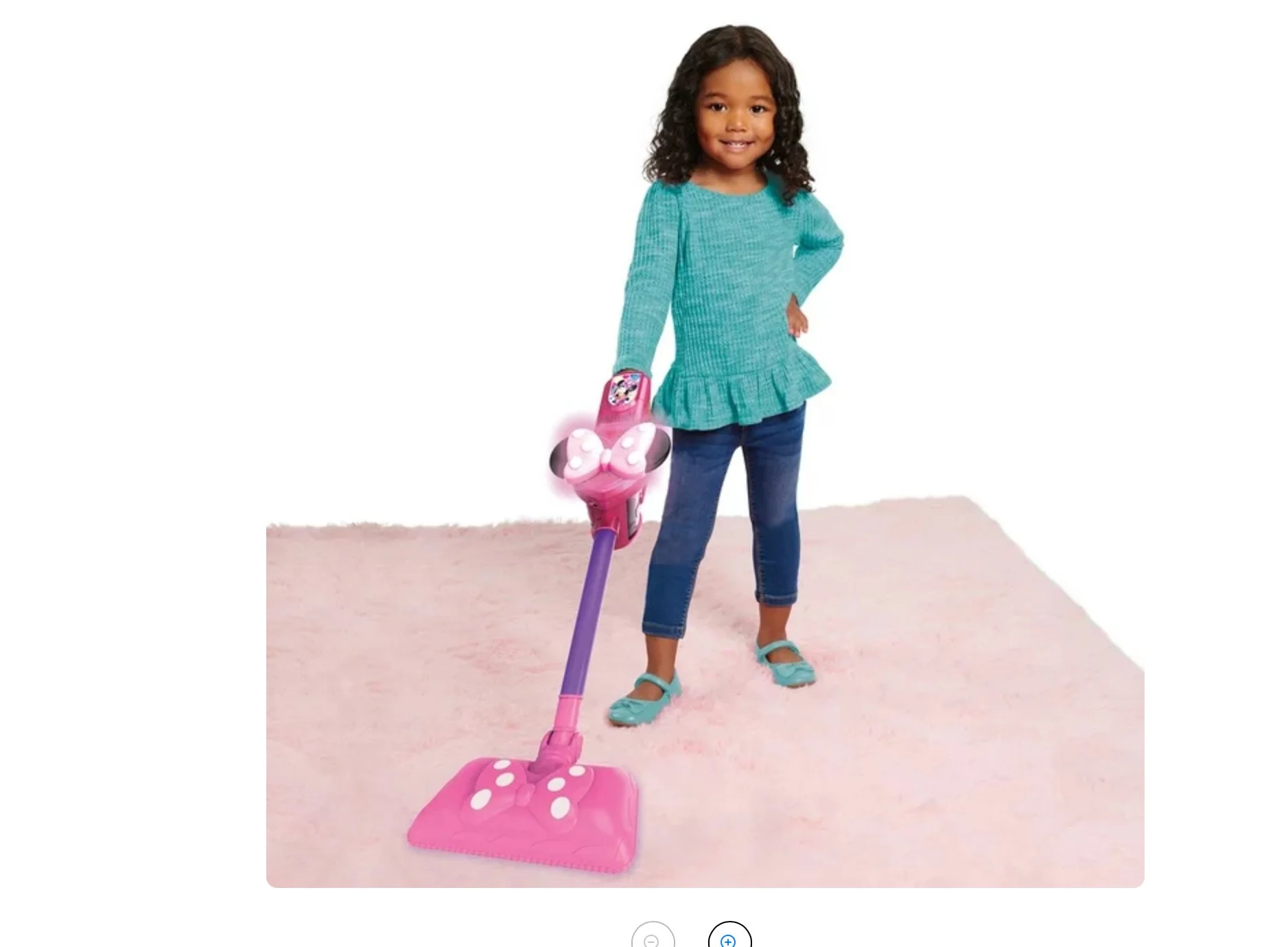 Minnie Mouse Sparkle N' Clean Play Vacuum in window box