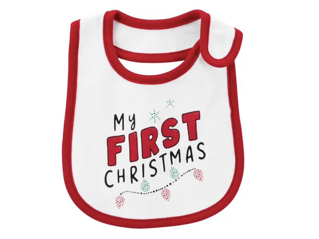 Infant Kids' My First Christmas Teething Bib