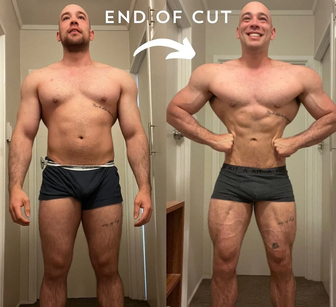 End of cut! 100.3kg to 93.2kg. Now lean enough to see where I need to add size to. Long term focus is to add muscle to the right areas. Not too much advantage to continue cutting although there&rsquo;s still more body fat that can be reduced. Back on