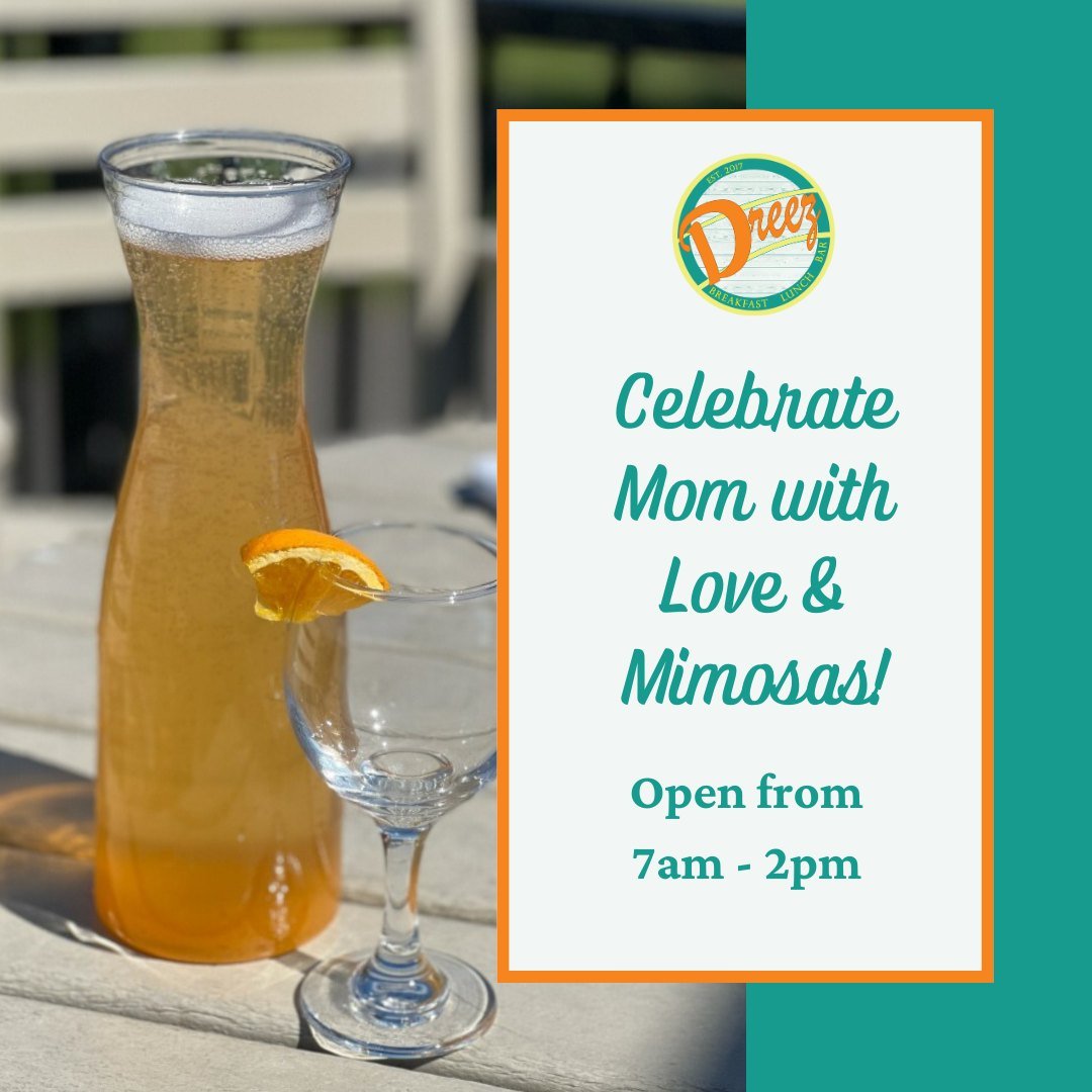 Celebrate Mom in style! Bring her to Dreez for a day filled with love and mimosas. Here&rsquo;s to making her feel special! 🌸🥂

Head to our website and check out our menus!

#Elkodreez #explorenevada #brunchspot