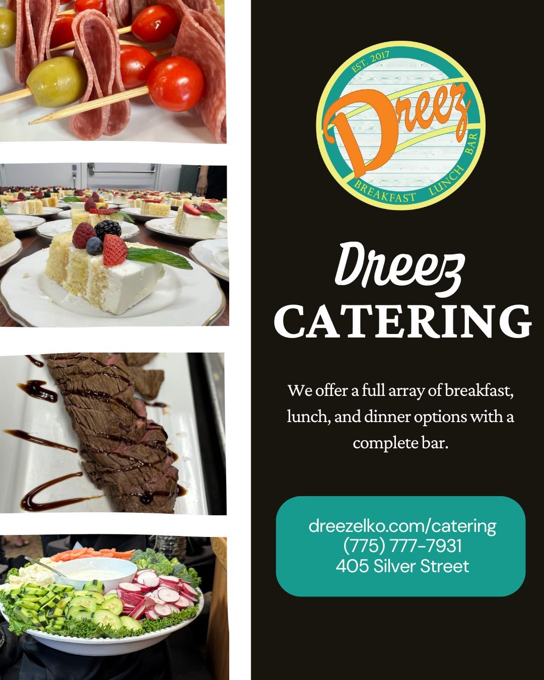 Planning an event? Let Dreez Catering handle the food! 🍽️ From breakfast to dinner—and even the bar—we’ve got your guests covered.
Visit our website, link in bio!
#Elkodreez #familyrunbusiness #cateredlunch #cateringevent #busines