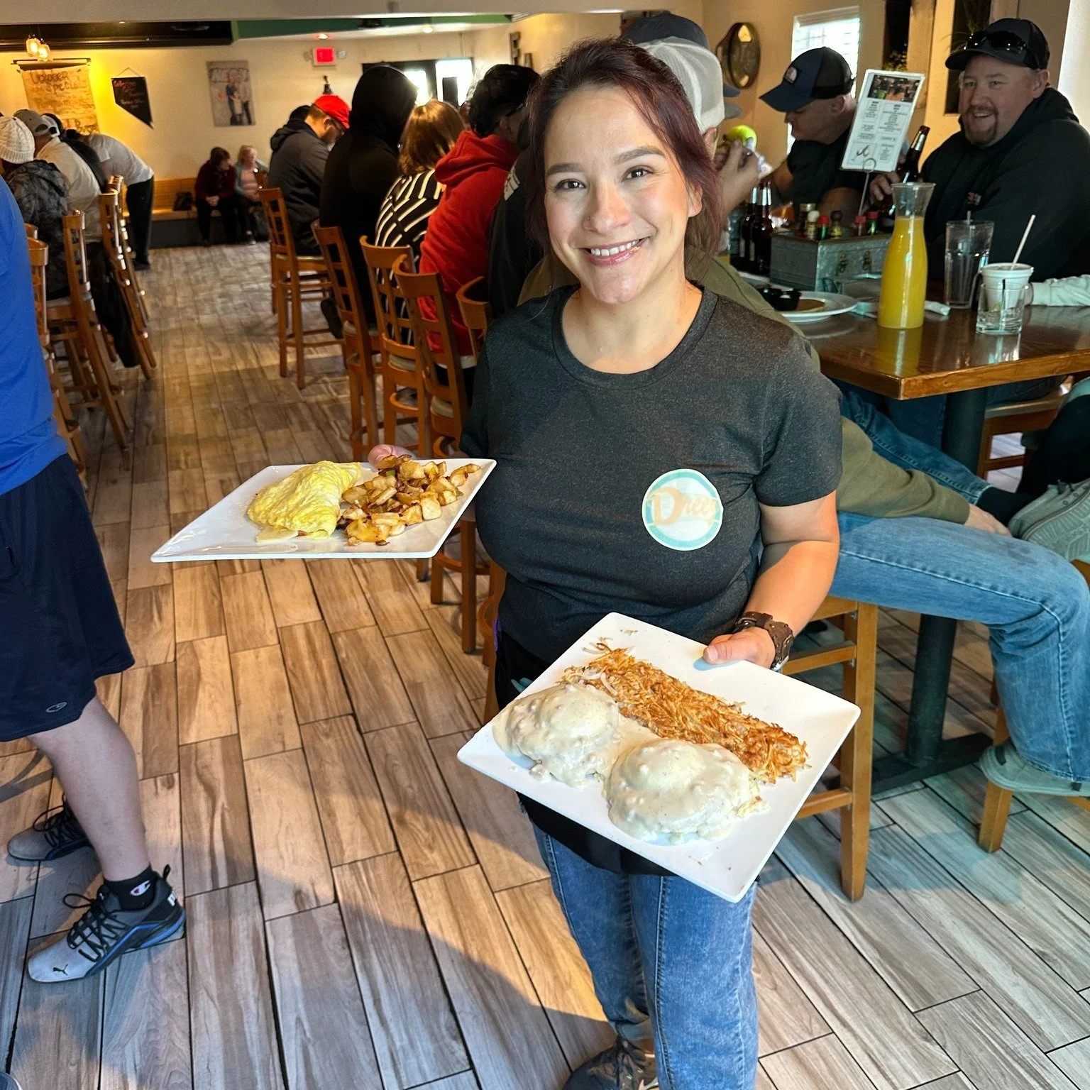 At Dreez, it&rsquo;s not just about the delicious food. Our team is here to serve you with a smile, making every visit warm and welcoming. 💛 

🕗 7am &ndash; 2pm 

#Elkodreez #explorenevada #familyrunbusiness #foodie #elkonv #nevadalife #nv #nevadaf