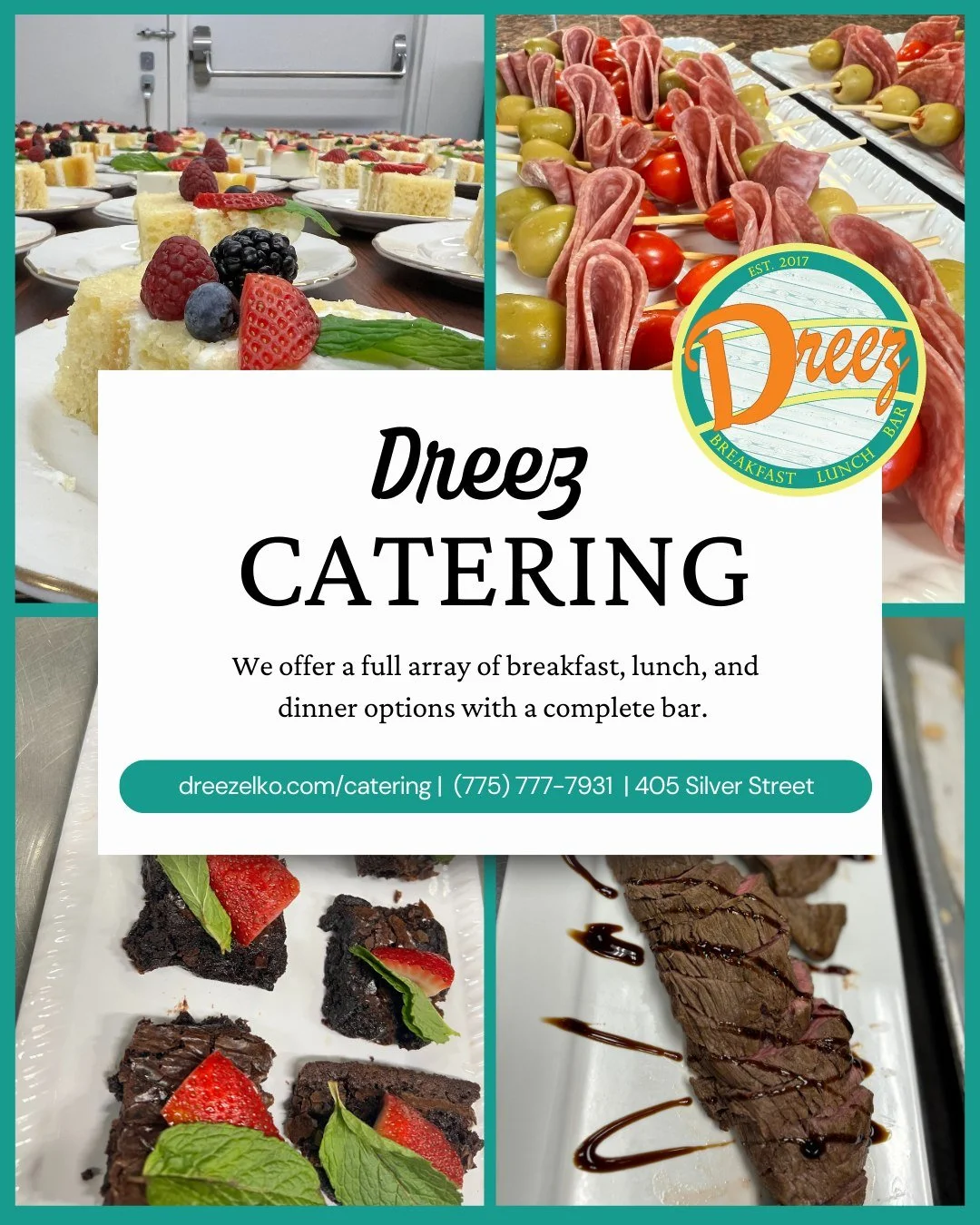 Spring events are right around the corner. Weddings, showers, corporate meetings, and family celebrations fill up fast this time of year. 

Let Dreez Catering handle the food so you can focus on enjoying the moment. 
Visit us at the link in our bio

