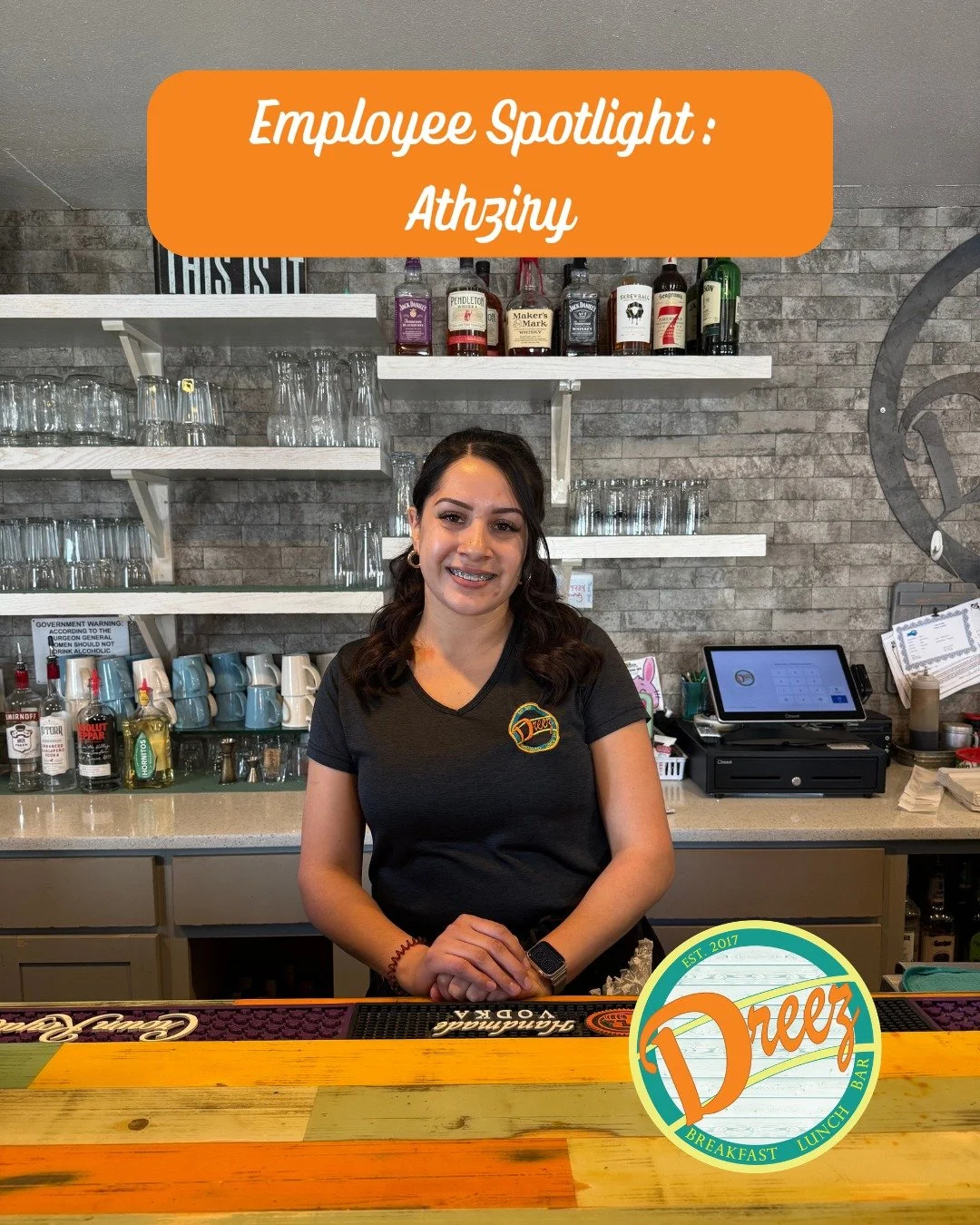🌟 Employee Spotlight: Athziry 🌟

Meet Athziry, one of our wonderful servers at Dreez! She has been part of the team for 4.5 years at Dreez and 6 years total, starting her journey over at Telescope Lanes. We&rsquo;re so grateful to have had her as p