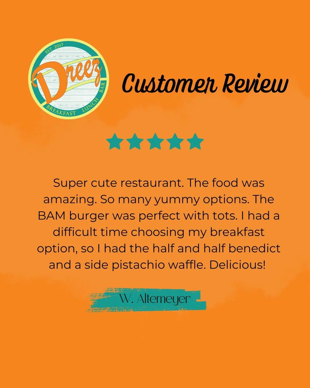 Nothing makes us happier than hearing about your experience at Dreez. From the food to the atmosphere, we work hard to make every visit a good one. Thank you for the kind review and for being part of our community. ⭐️
 
📍 405 Silver St, Elko, NV 
⏰ 