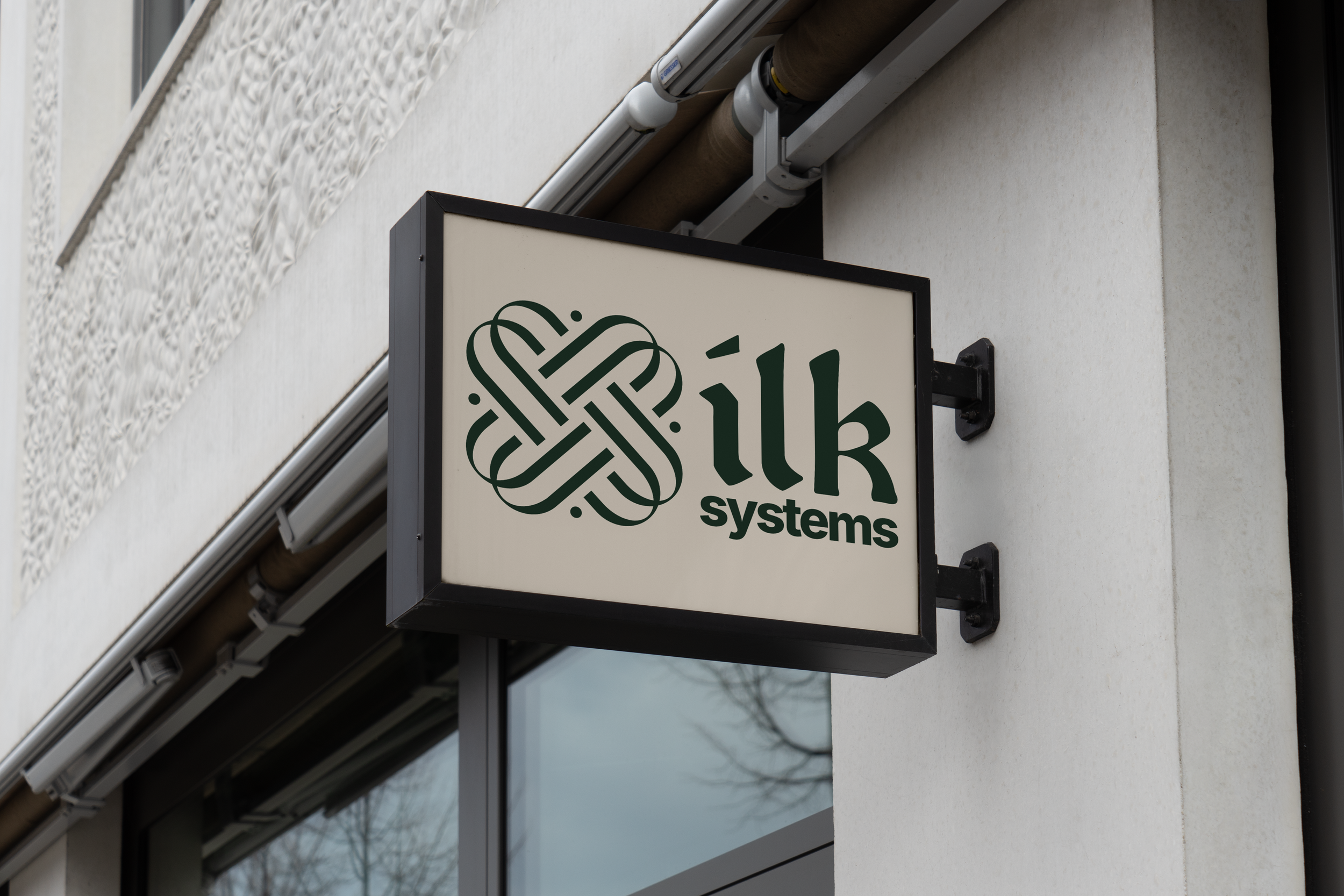 Free Horizontal Sign on Wall Mockup.png