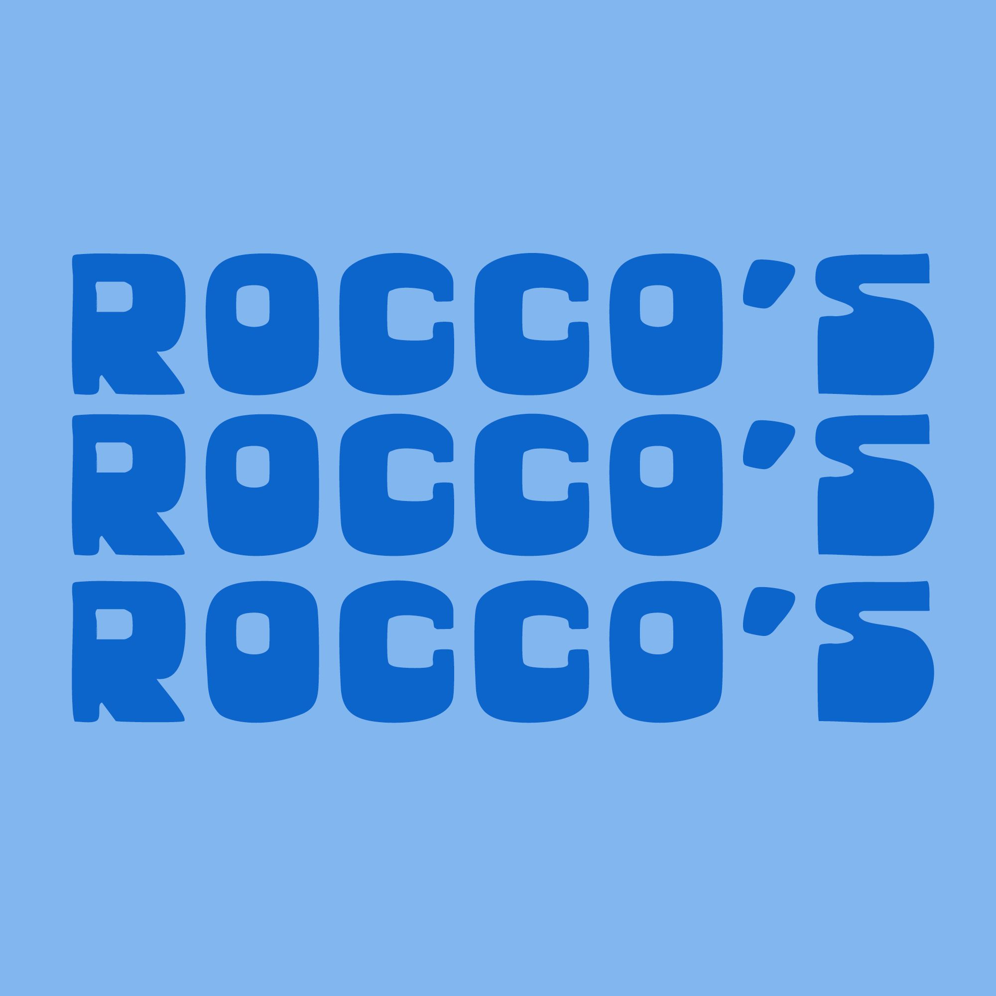 Rocco's Typeface