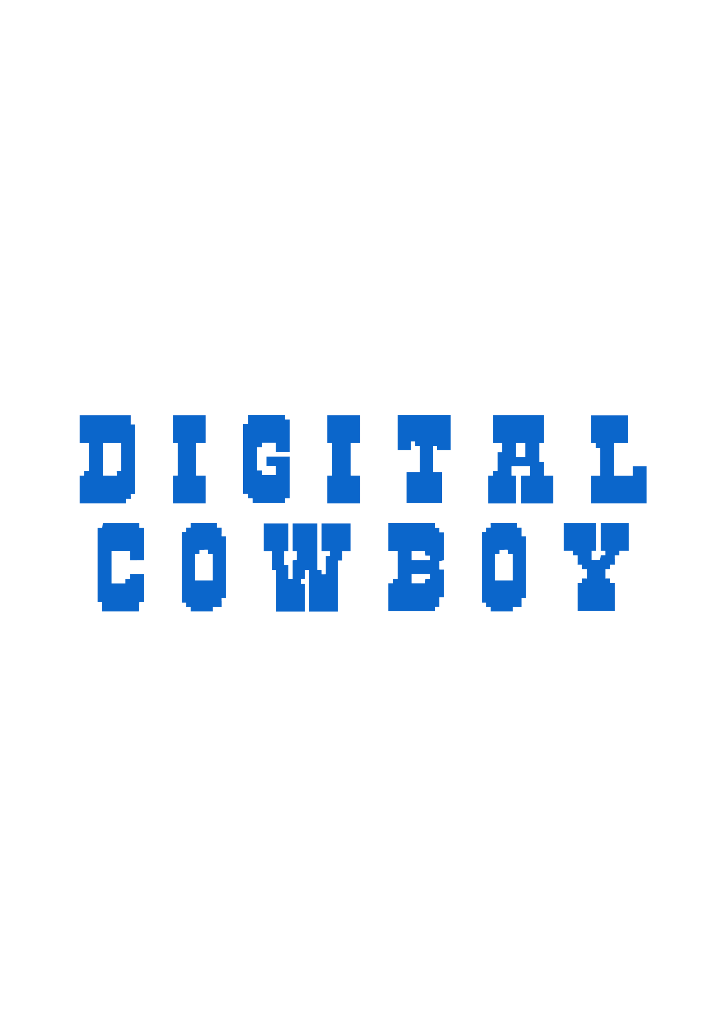 Digital Cowboy Typeface and Image Pack
