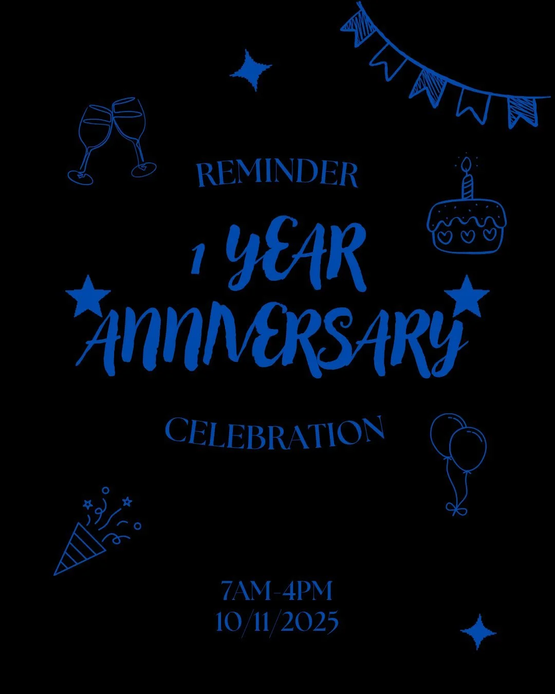 We can&rsquo;t believe it&rsquo;s already been ONE YEAR!  Our Anniversary Party is happening this Saturday, October 11th and we couldn&rsquo;t be more excited to celebrate with all of you!  It&rsquo;s been an incredible year of strength, sweat, and c