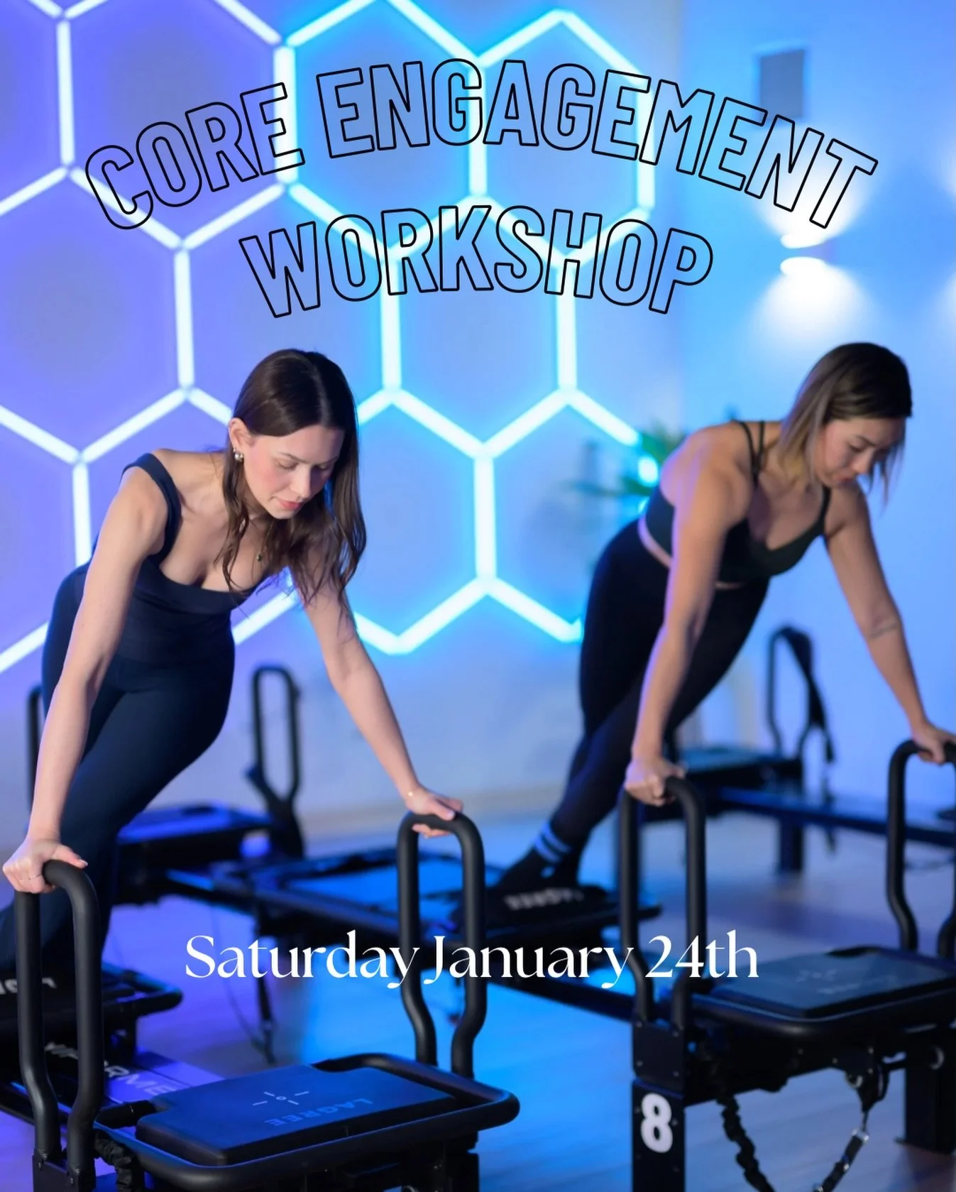 Join us for our Core Engagement Workshop with Alex on January 24th at 12:00pm.

This 1.5 hour hands on workshop breaks down how to properly engage your core and how that connection directly applies to Lagree. You&rsquo;ll gain a deeper understanding 