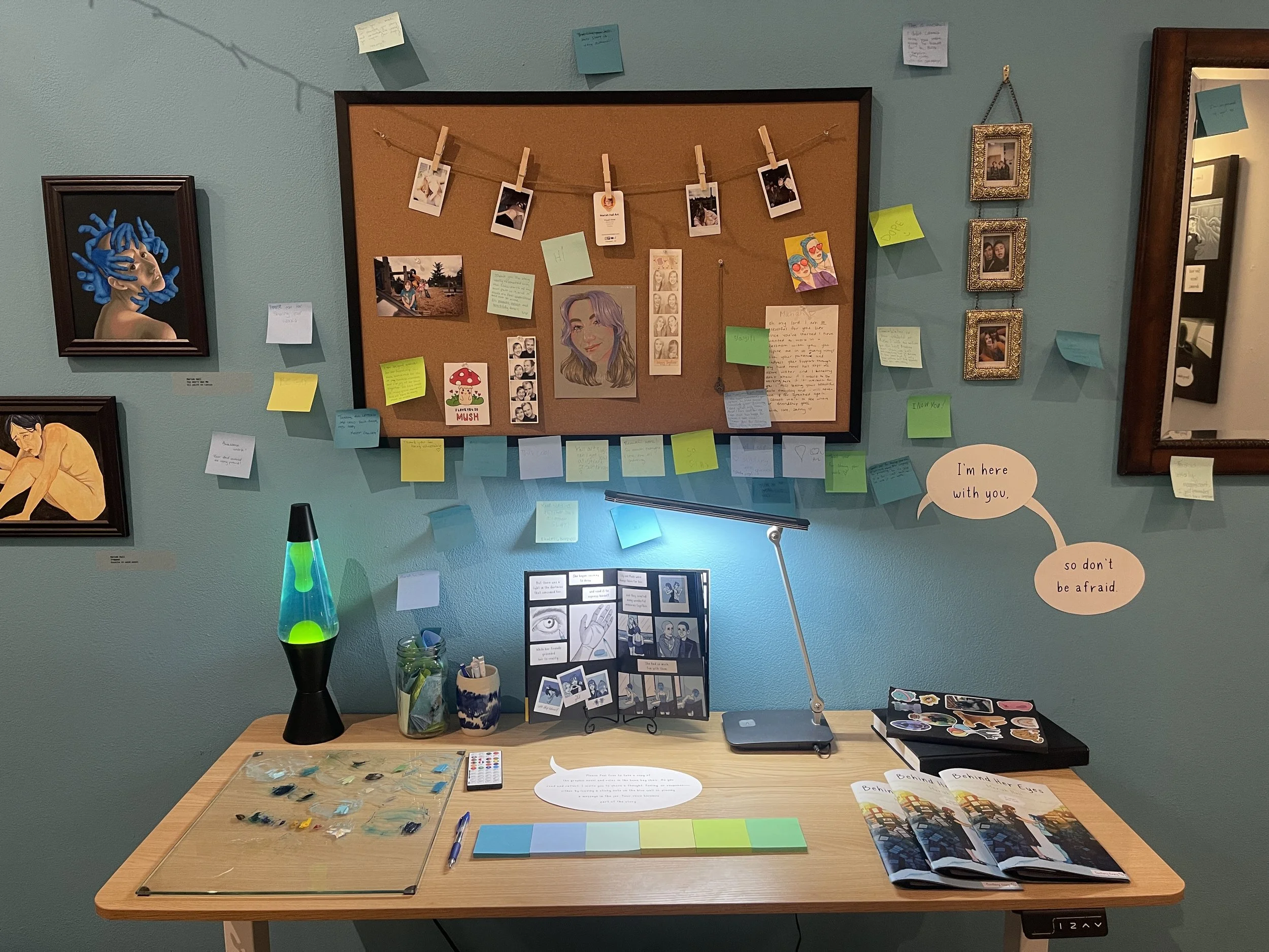 Behind Her Eyes Installation detail