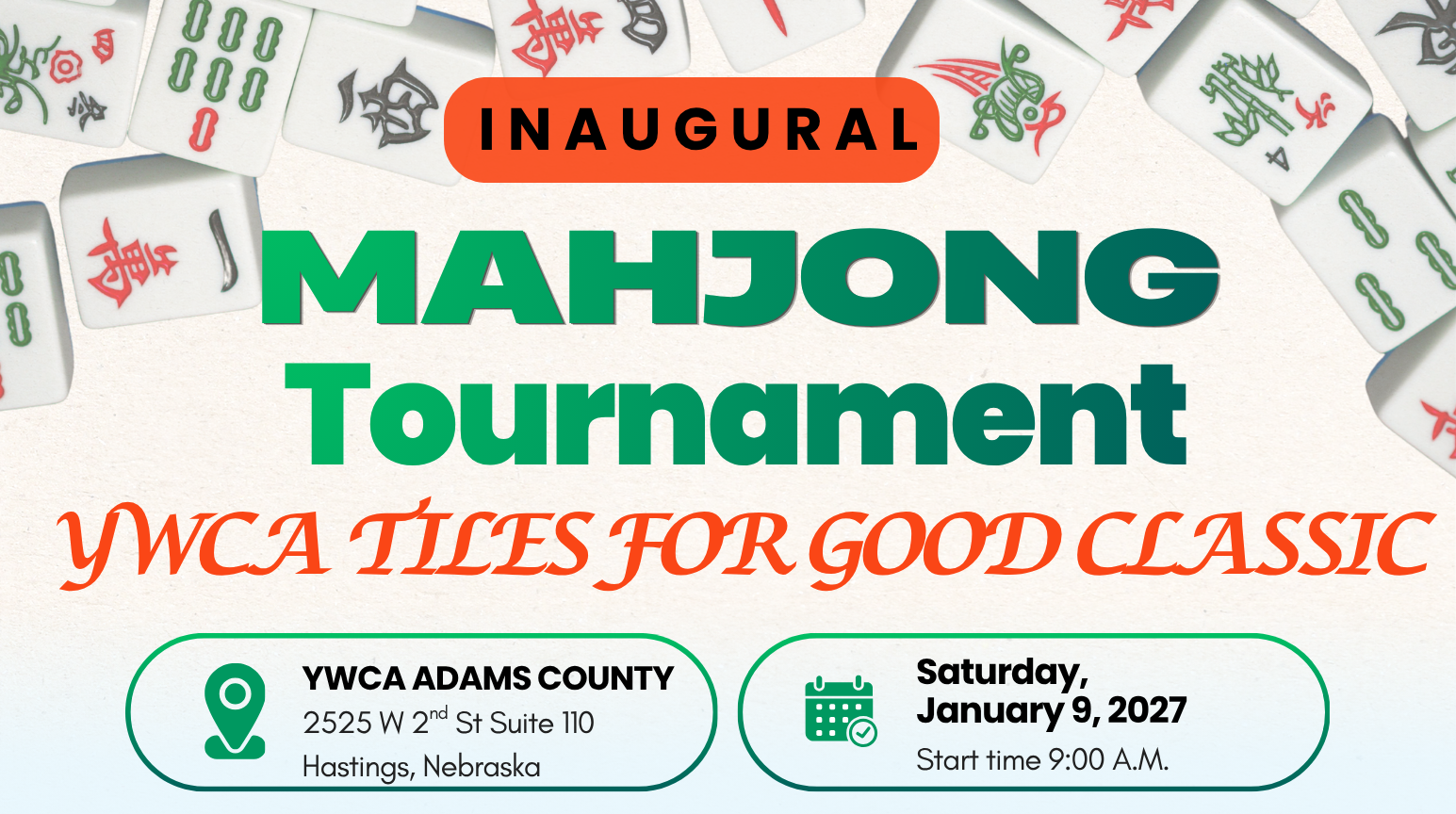 Inaugural Mahjong Tournament