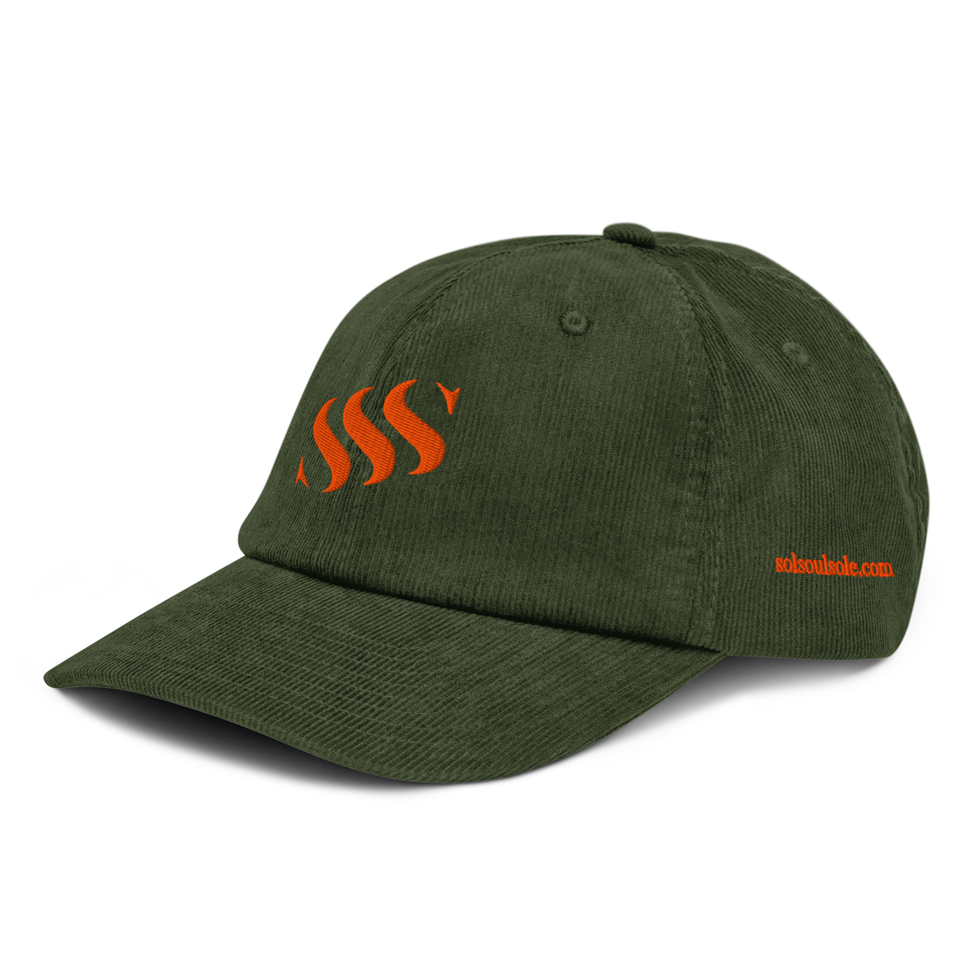 Logo Corduroy Hat - Deep Earth