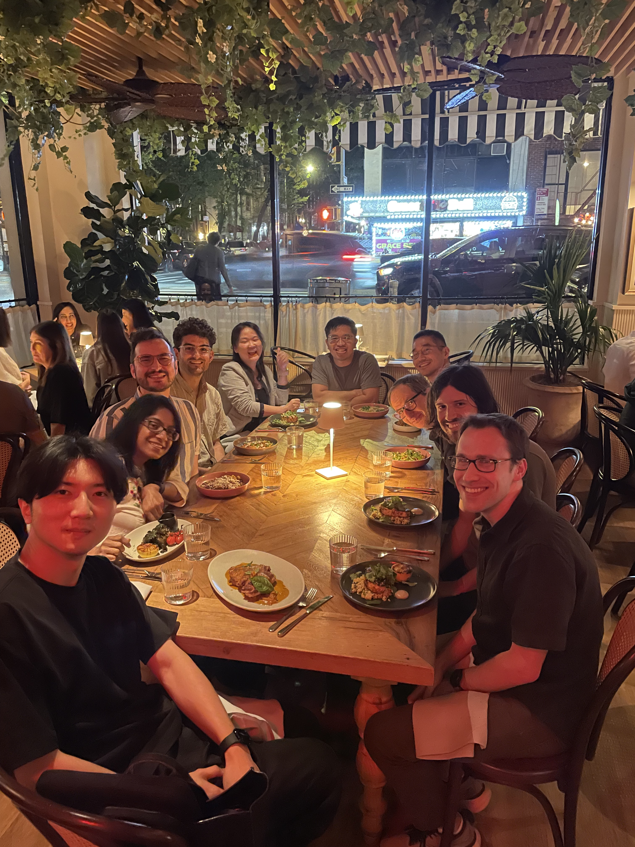 Our final dinner in New York!