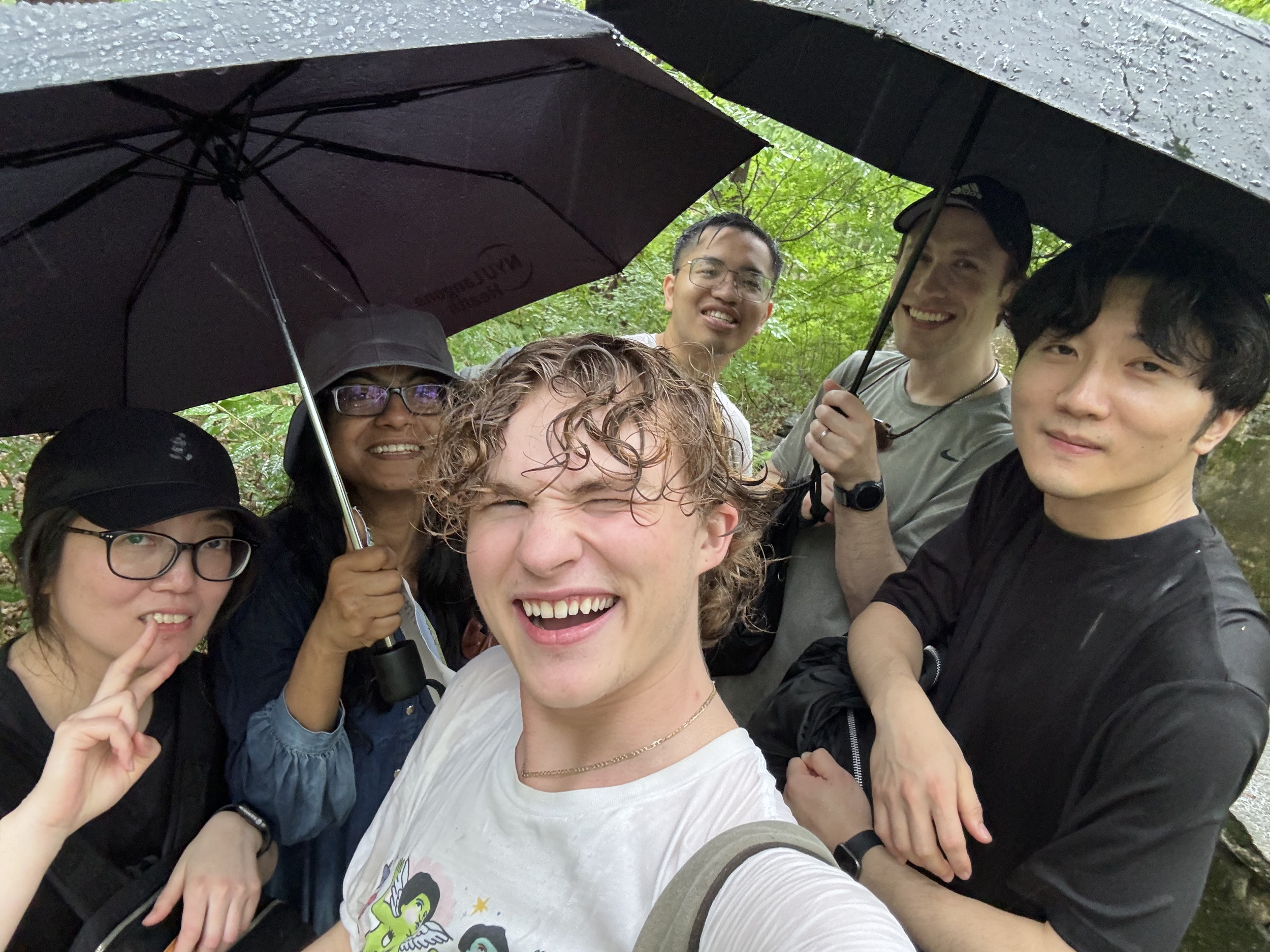 Heavy rainfall on our annual hike