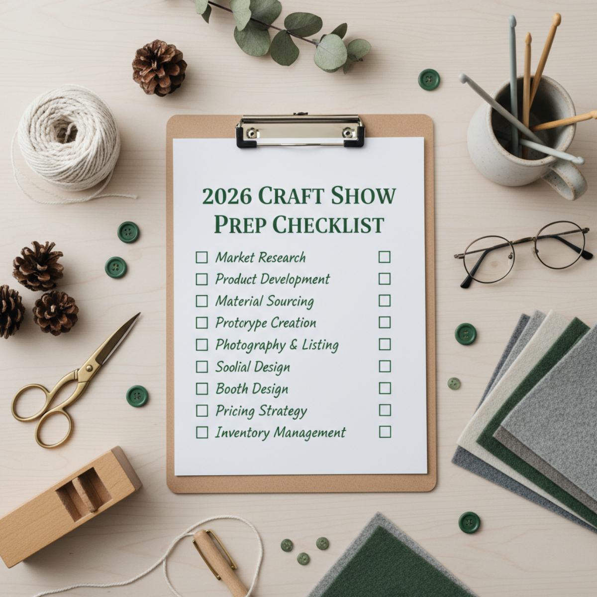 Maker Monday: The Ultimate 2026 Craft Show Prep Checklist for Makers &amp; Small Shop Owners