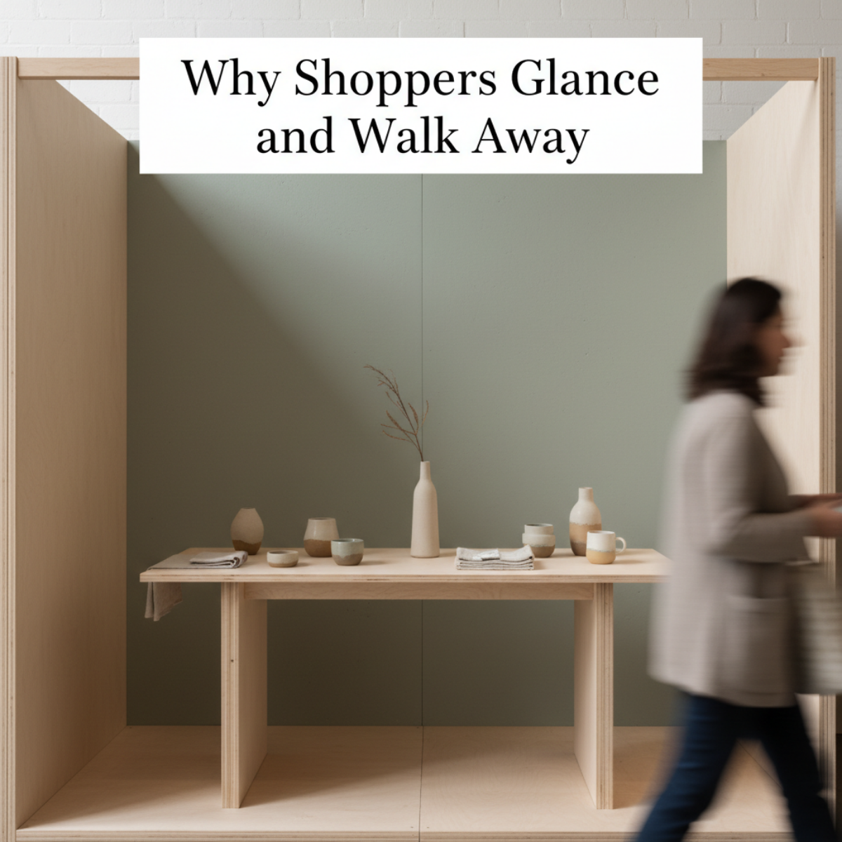 Maker Monday: When Shoppers Glance and Walk Away