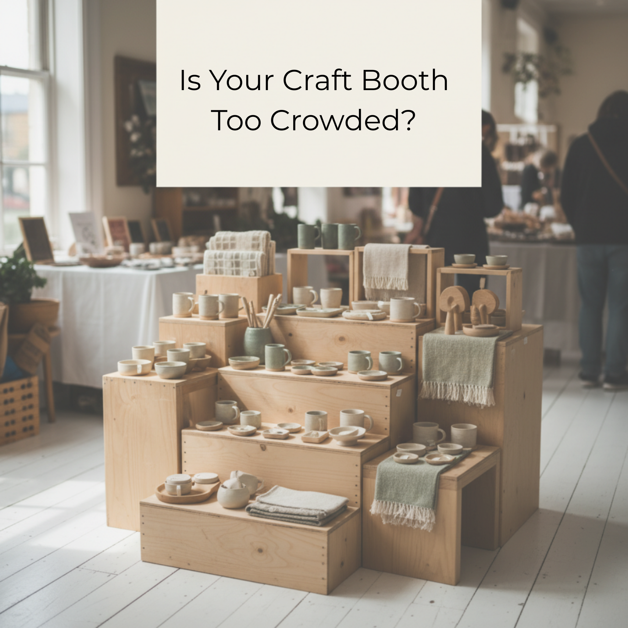 Signs Your Craft Booth Display Might Be Too Crowded
